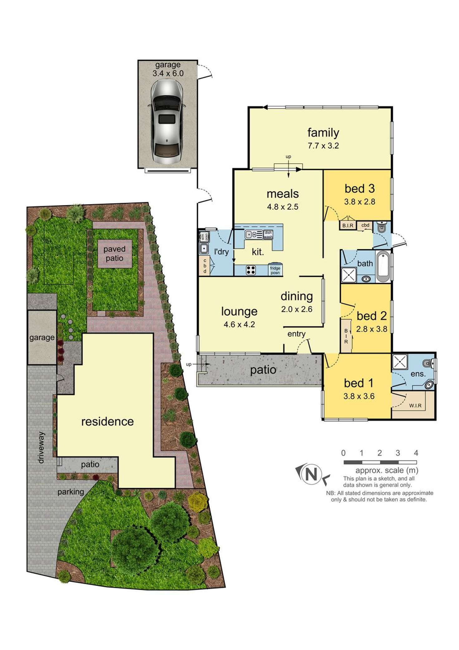 Floorplan of Homely house listing, 12 Orion Court, Mulgrave VIC 3170