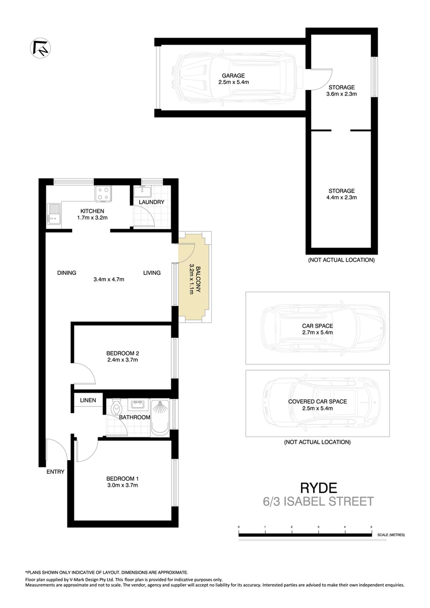 Floorplan of Homely apartment listing, 6/3 Isabel Street, Ryde NSW 2112