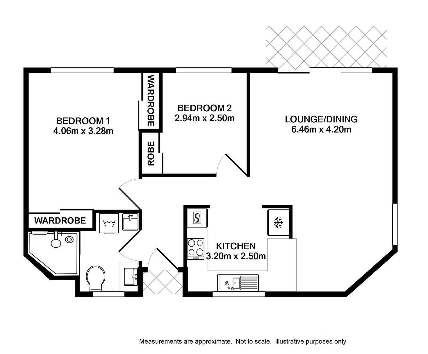 Floorplan of Homely unit listing, 63/37 Mulgoa Road, Penrith NSW 2750
