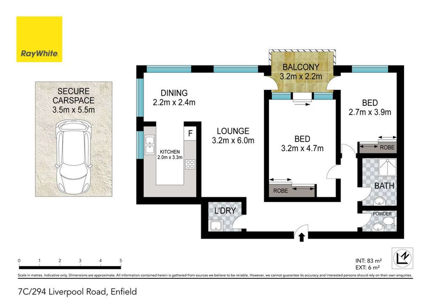 Floorplan of Homely apartment listing, 7C/294 Liverpool Road, Enfield NSW 2136