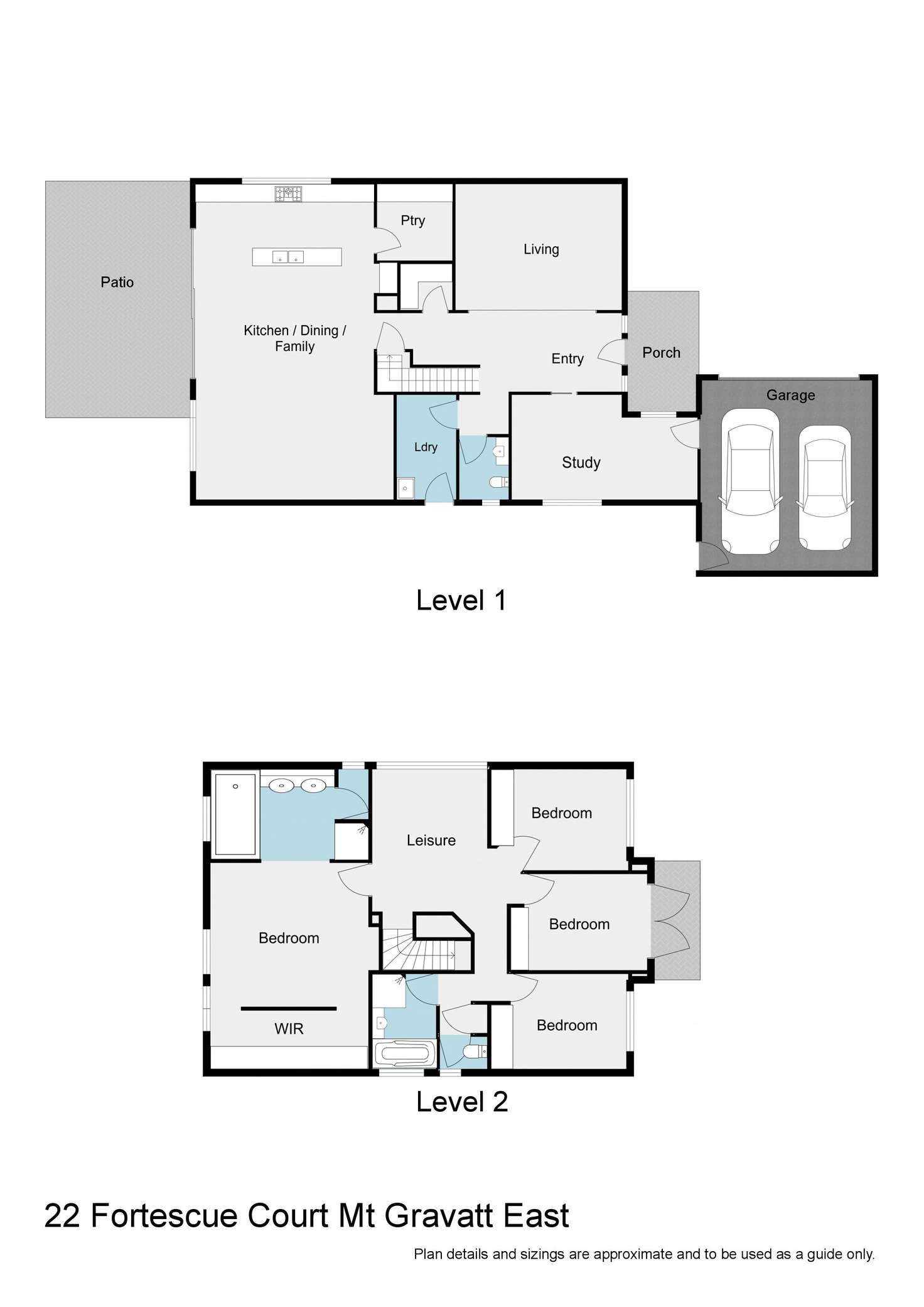 Floorplan of Homely house listing, 22 Fortescue Court, Mount Gravatt East QLD 4122