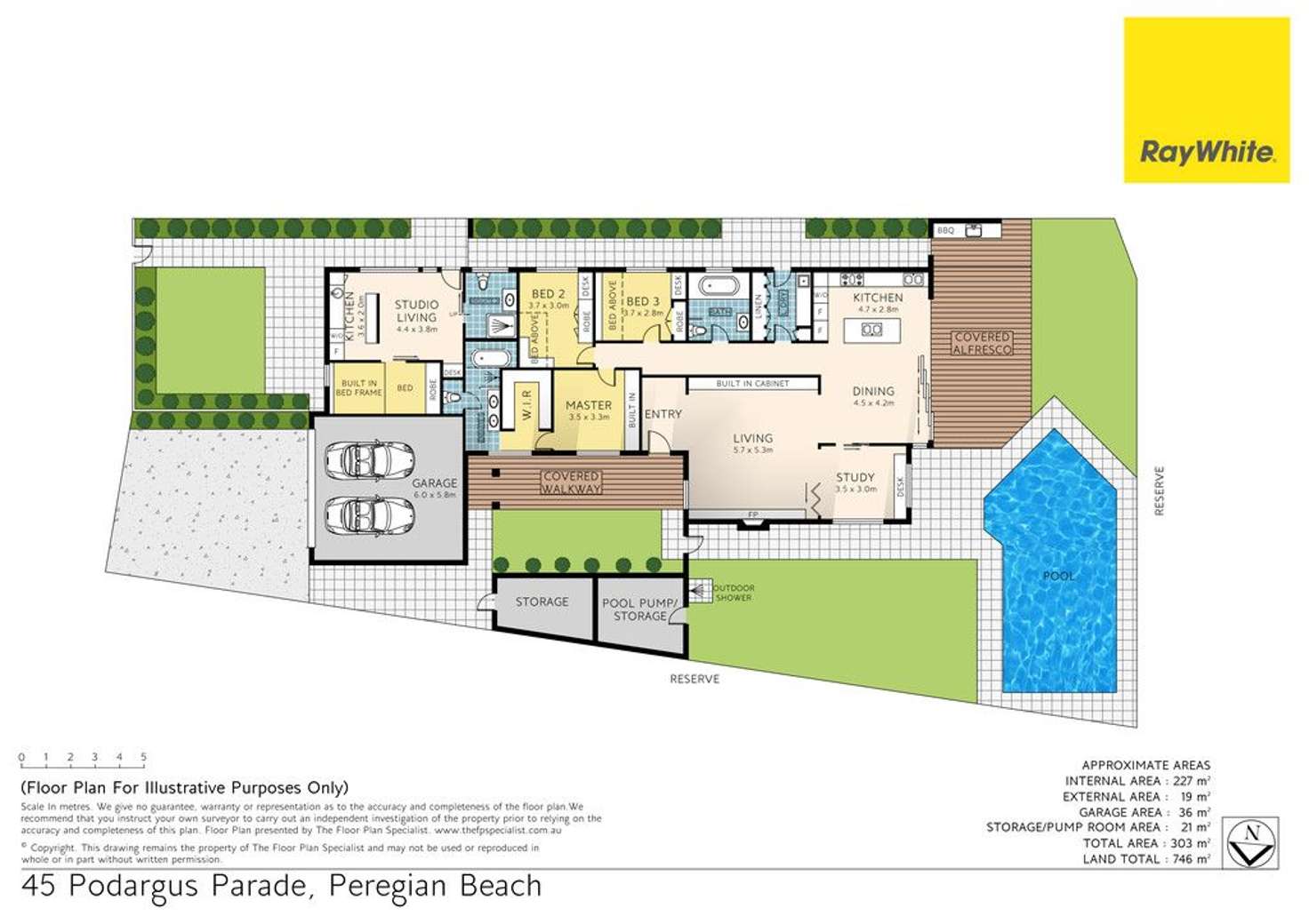 Floorplan of Homely house listing, 45 Podargus Parade, Peregian Beach QLD 4573