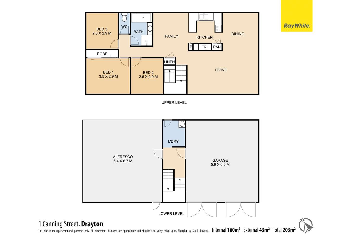 Floorplan of Homely house listing, 1 Canning Street, Drayton QLD 4350