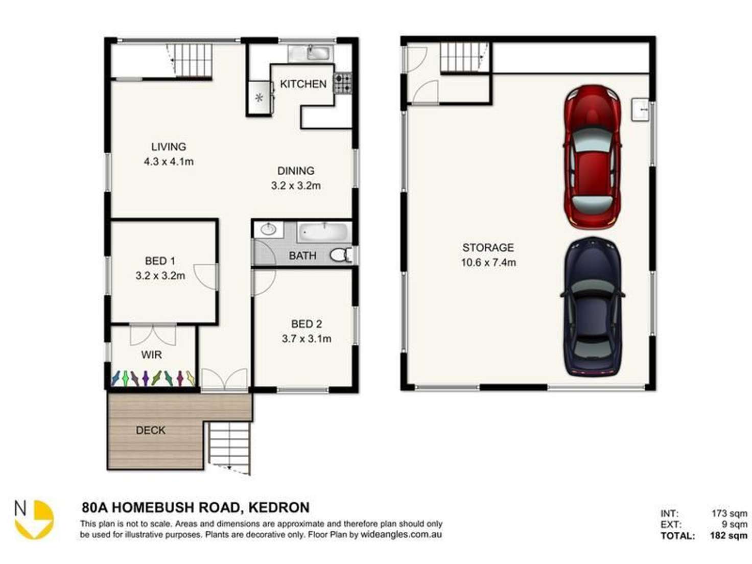 Floorplan of Homely house listing, 80A Homebush Road, Kedron QLD 4031