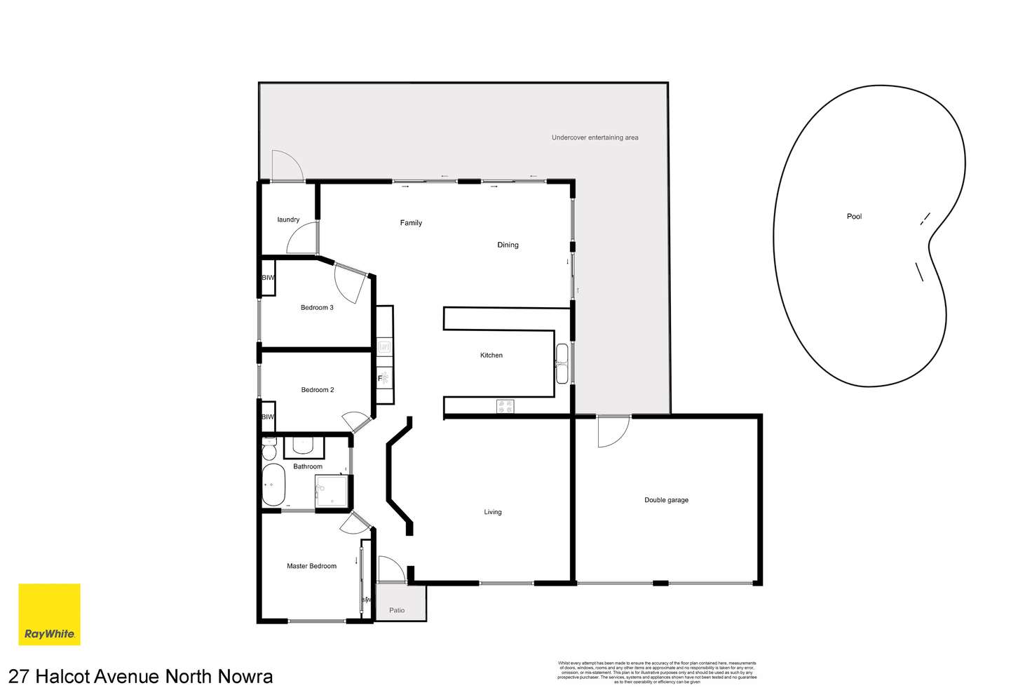 Floorplan of Homely house listing, 27 Halcot Avenue, North Nowra NSW 2541