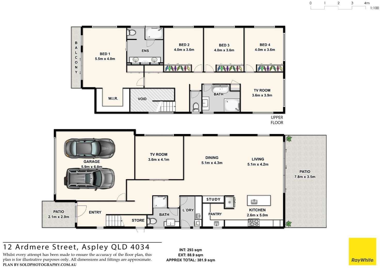 Floorplan of Homely house listing, 12 Ardmere Street, Aspley QLD 4034