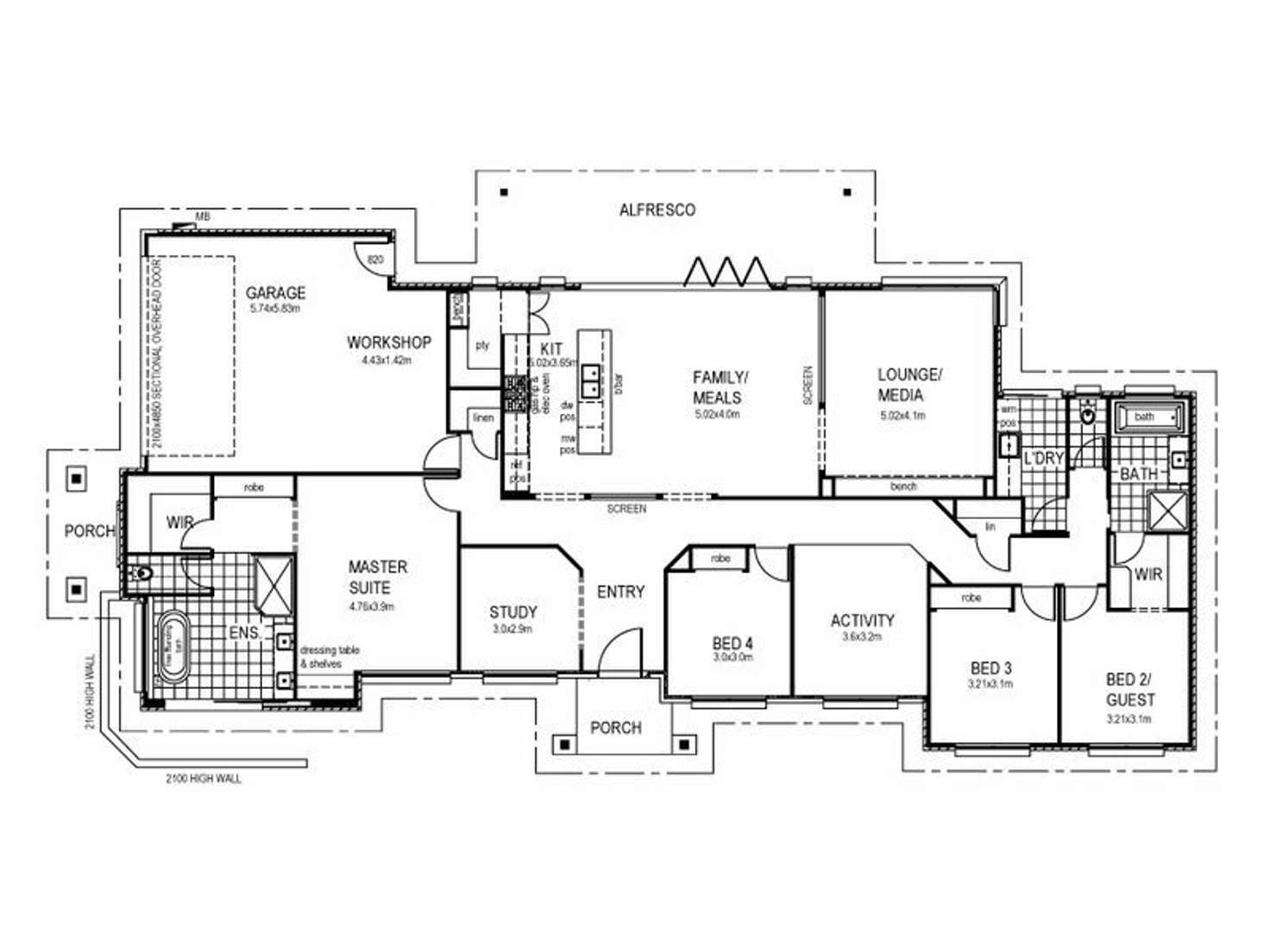 Floorplan of Homely house listing, 1 Finch Parade, Rochedale QLD 4123