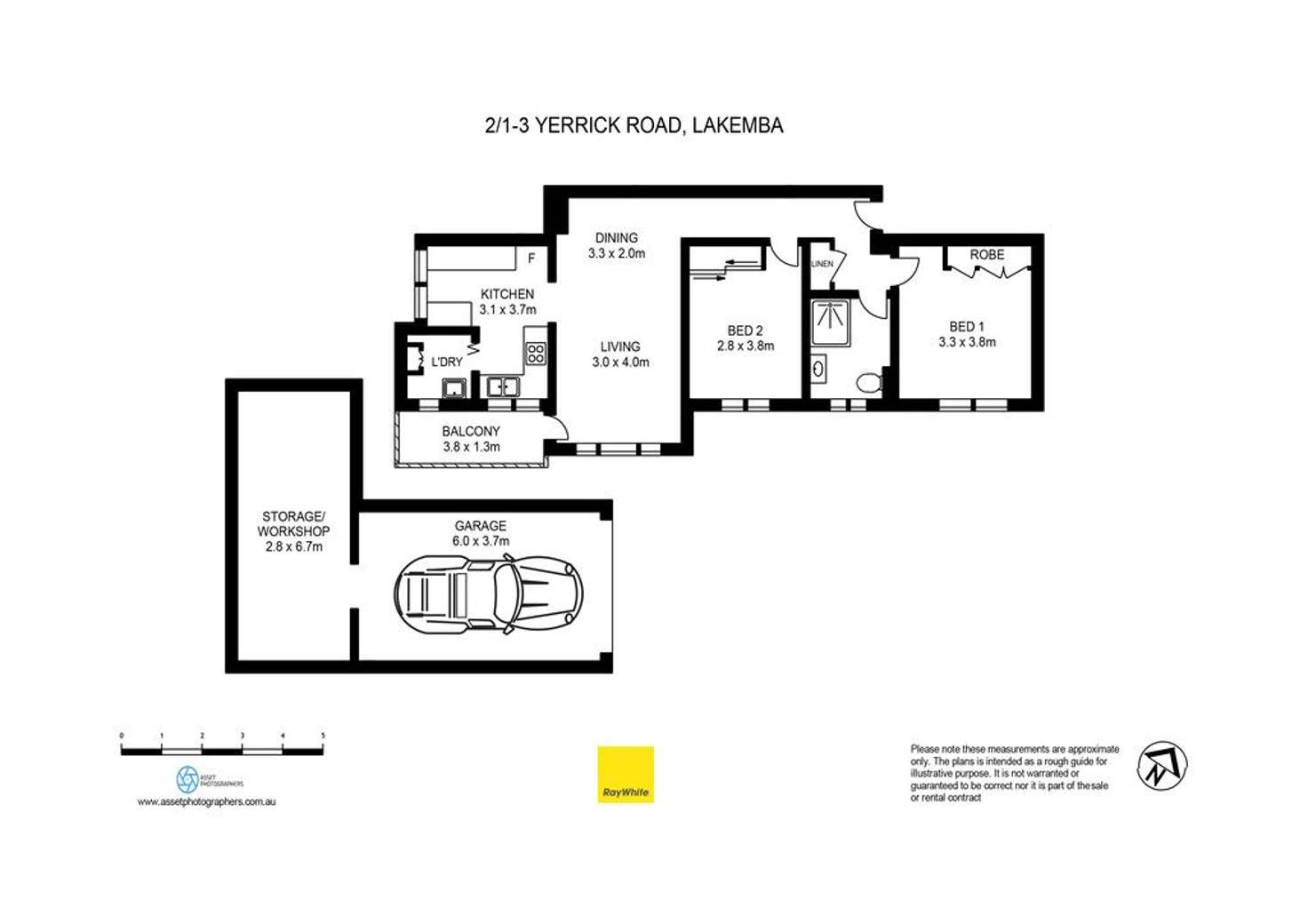 Floorplan of Homely apartment listing, 2/1-3 Yerrick Road, Lakemba NSW 2195