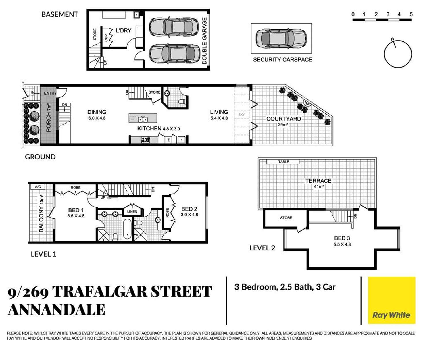 Floorplan of Homely terrace listing, Terrace 9, 269 Trafalgar Street, Annandale NSW 2038
