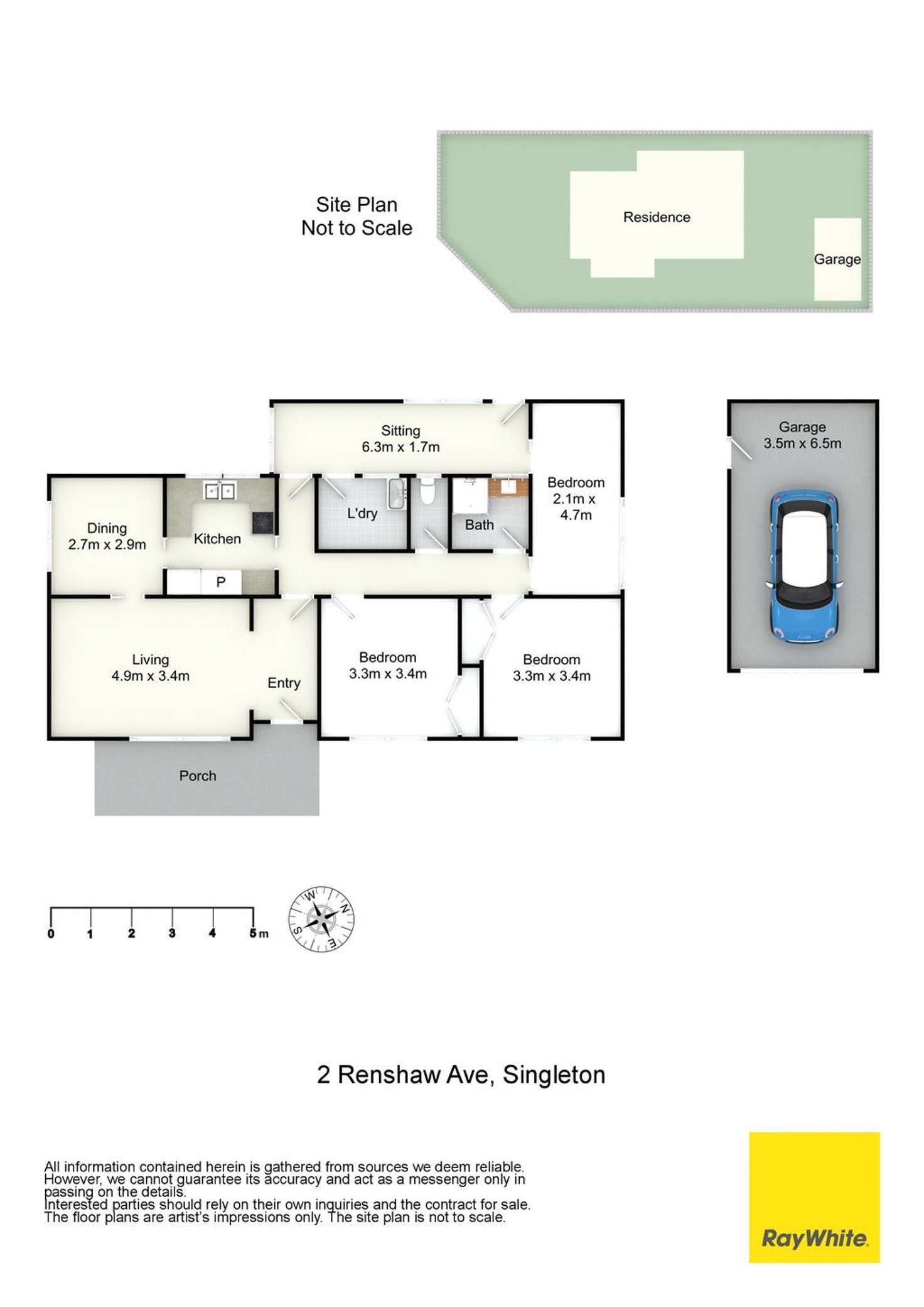 Floorplan of Homely house listing, 2 Renshaw Avenue, Singleton NSW 2330