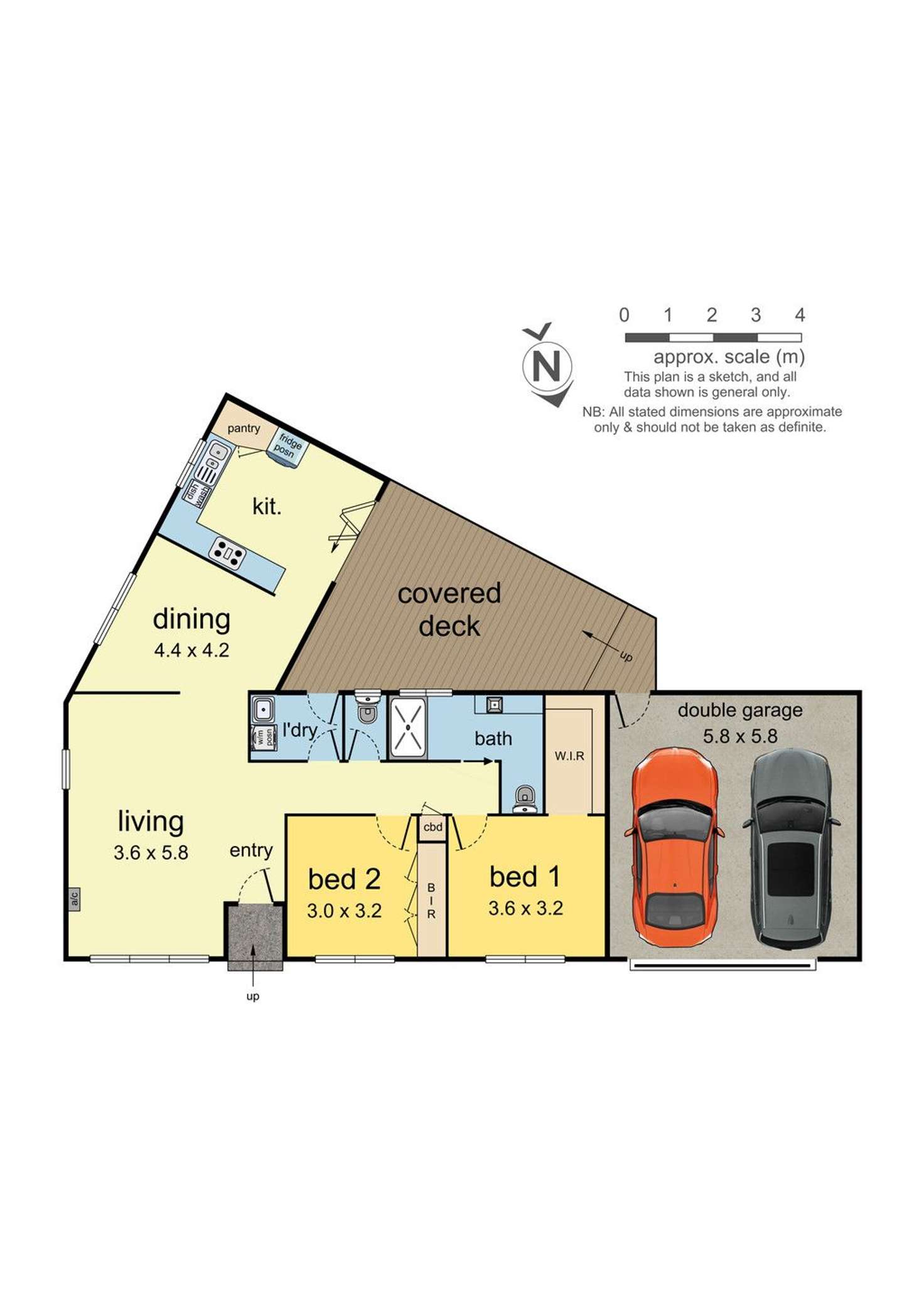 Floorplan of Homely unit listing, 6A Grandview Avenue, Mulgrave VIC 3170