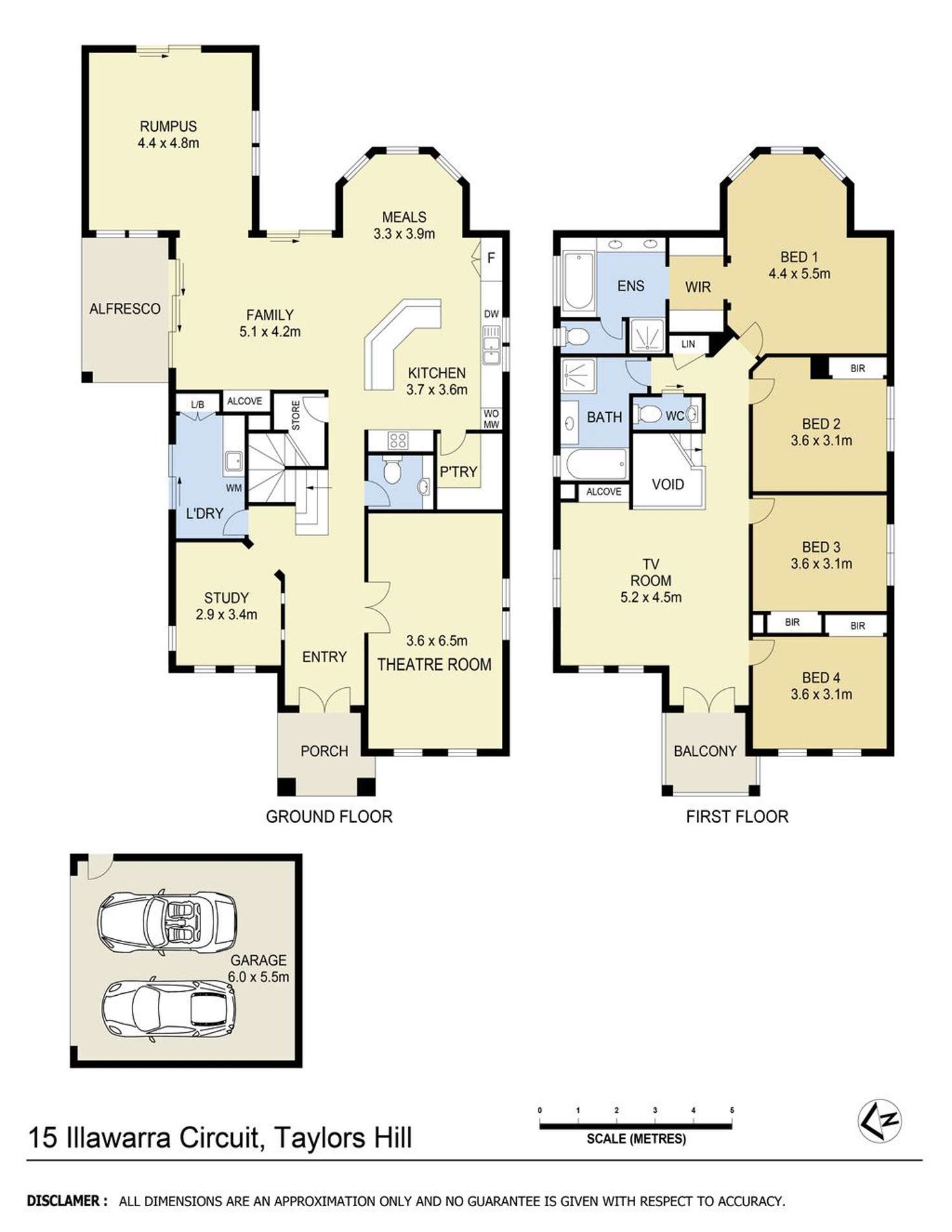 Floorplan of Homely house listing, 15 Illawarra Circuit, Taylors Hill VIC 3037