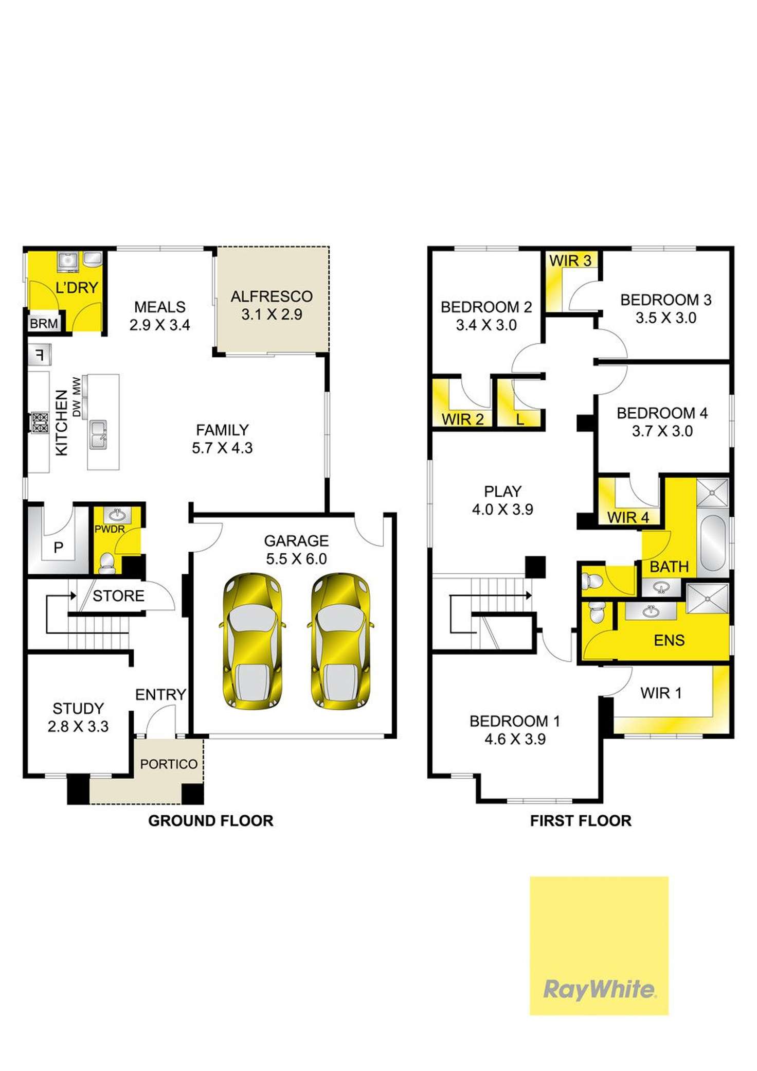Floorplan of Homely house listing, 25 Springdale Rise, Highton VIC 3216