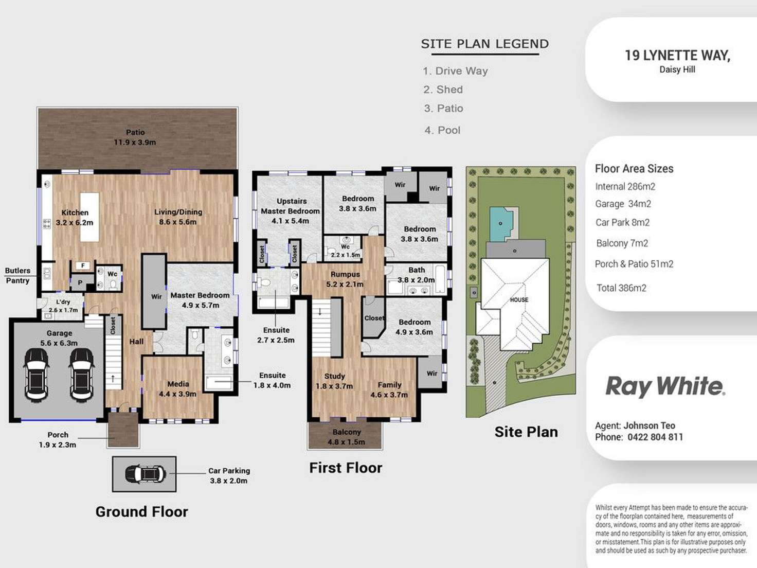 Floorplan of Homely house listing, 19 Lynette Way, Daisy Hill QLD 4127