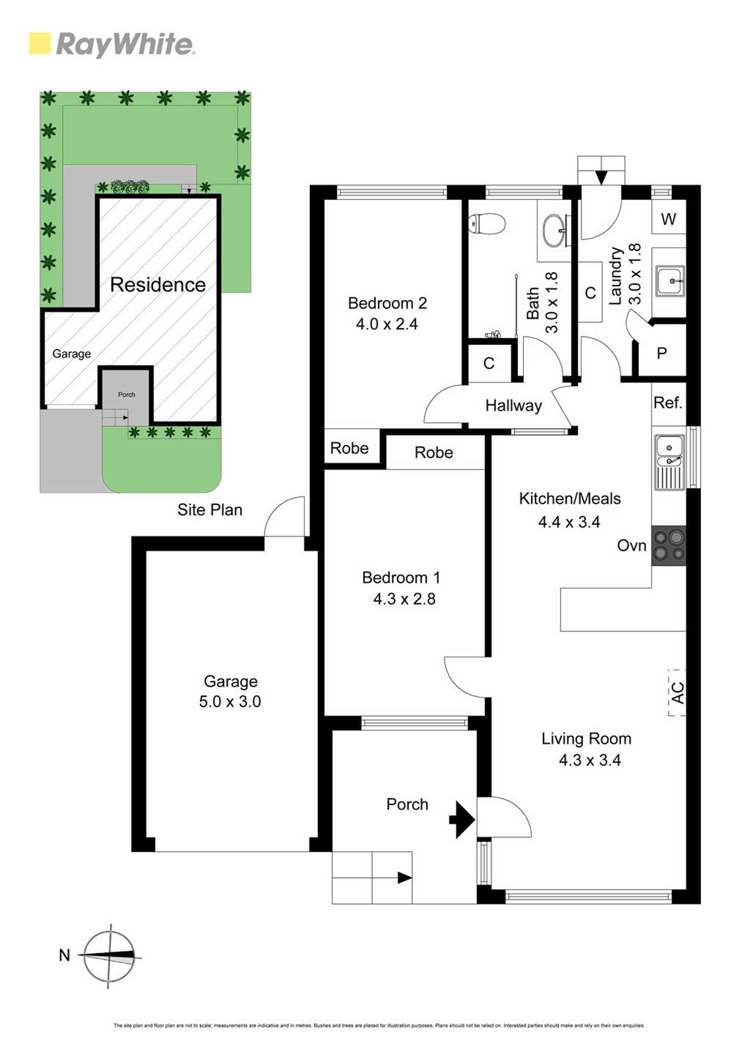 Floorplan of Homely unit listing, 2/16 Park Avenue, Glen Huntly VIC 3163