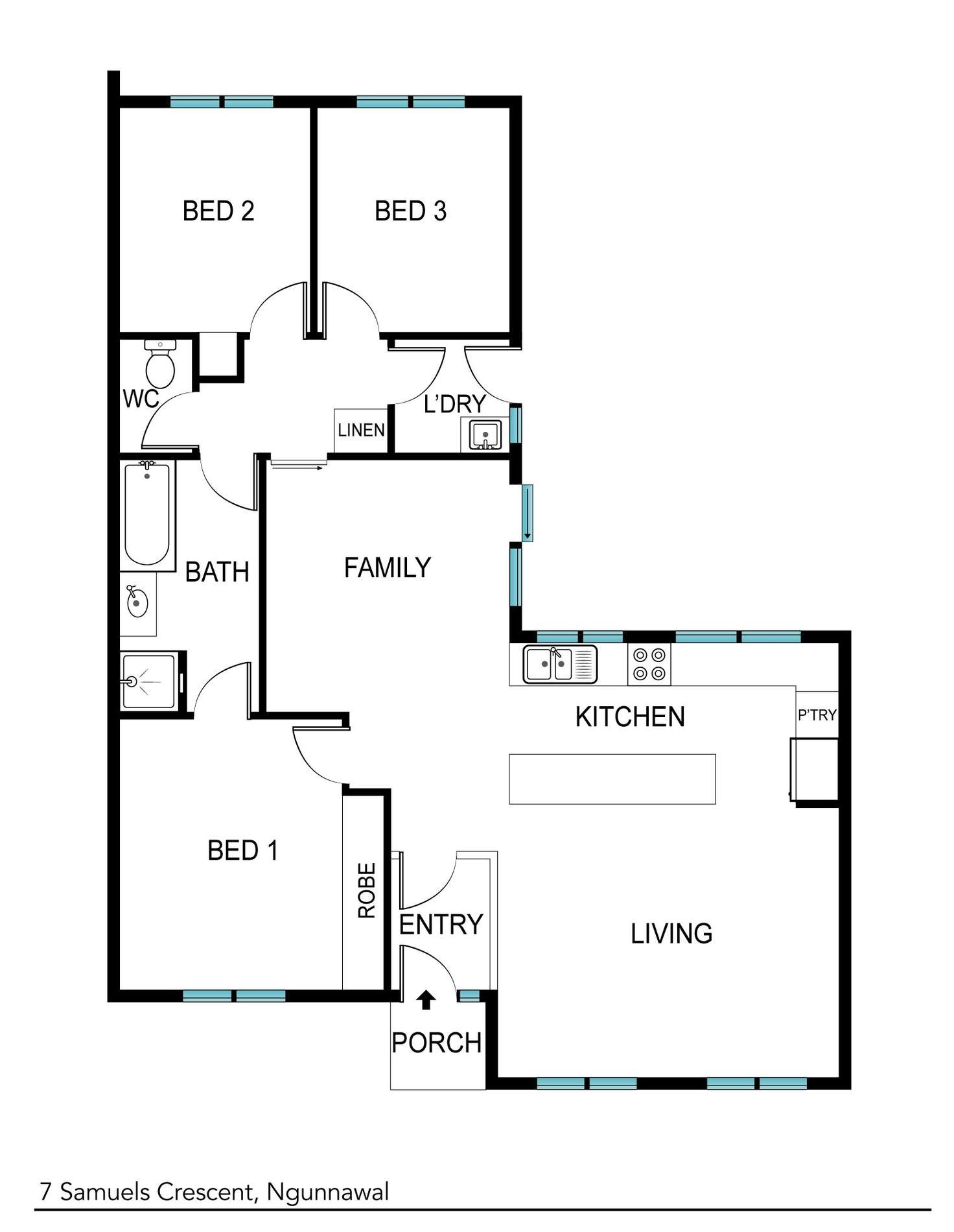 Floorplan of Homely house listing, 7 Samuels Crescent, Ngunnawal ACT 2913