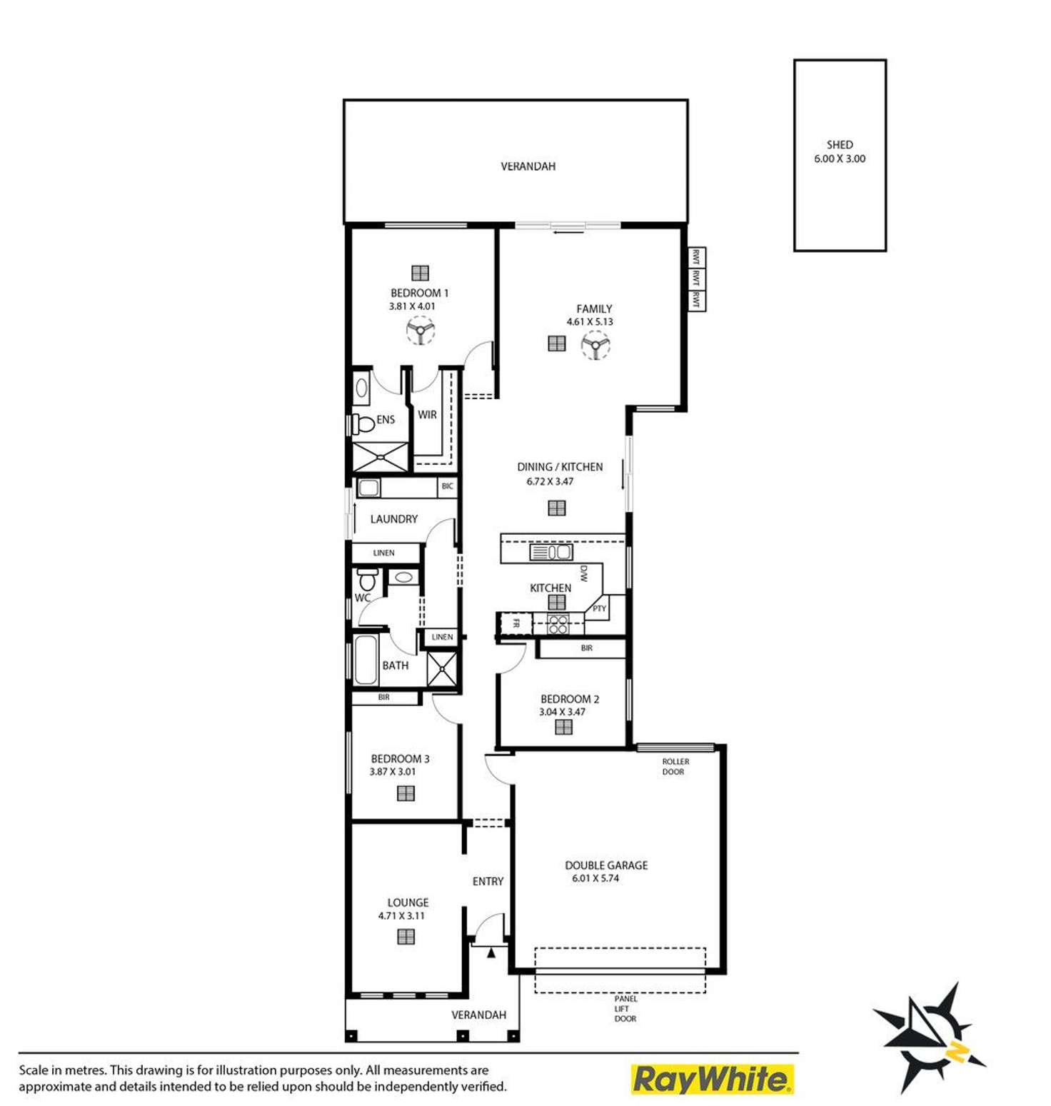 Floorplan of Homely house listing, 3 Washington Street, Goolwa SA 5214
