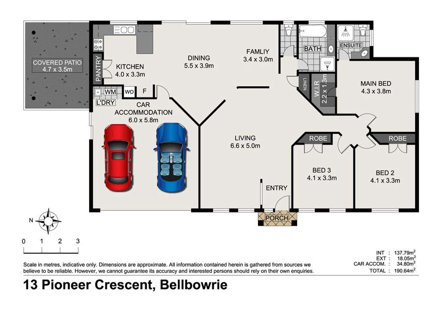 Floorplan of Homely house listing, 13 Pioneer Crescent, Bellbowrie QLD 4070