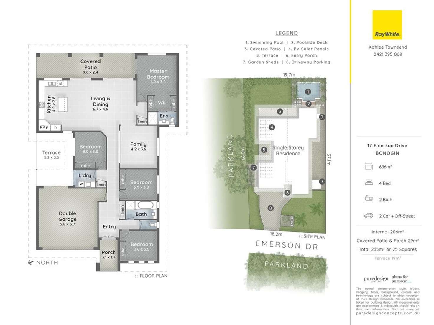 Floorplan of Homely house listing, 17 Emerson Drive, Bonogin QLD 4213