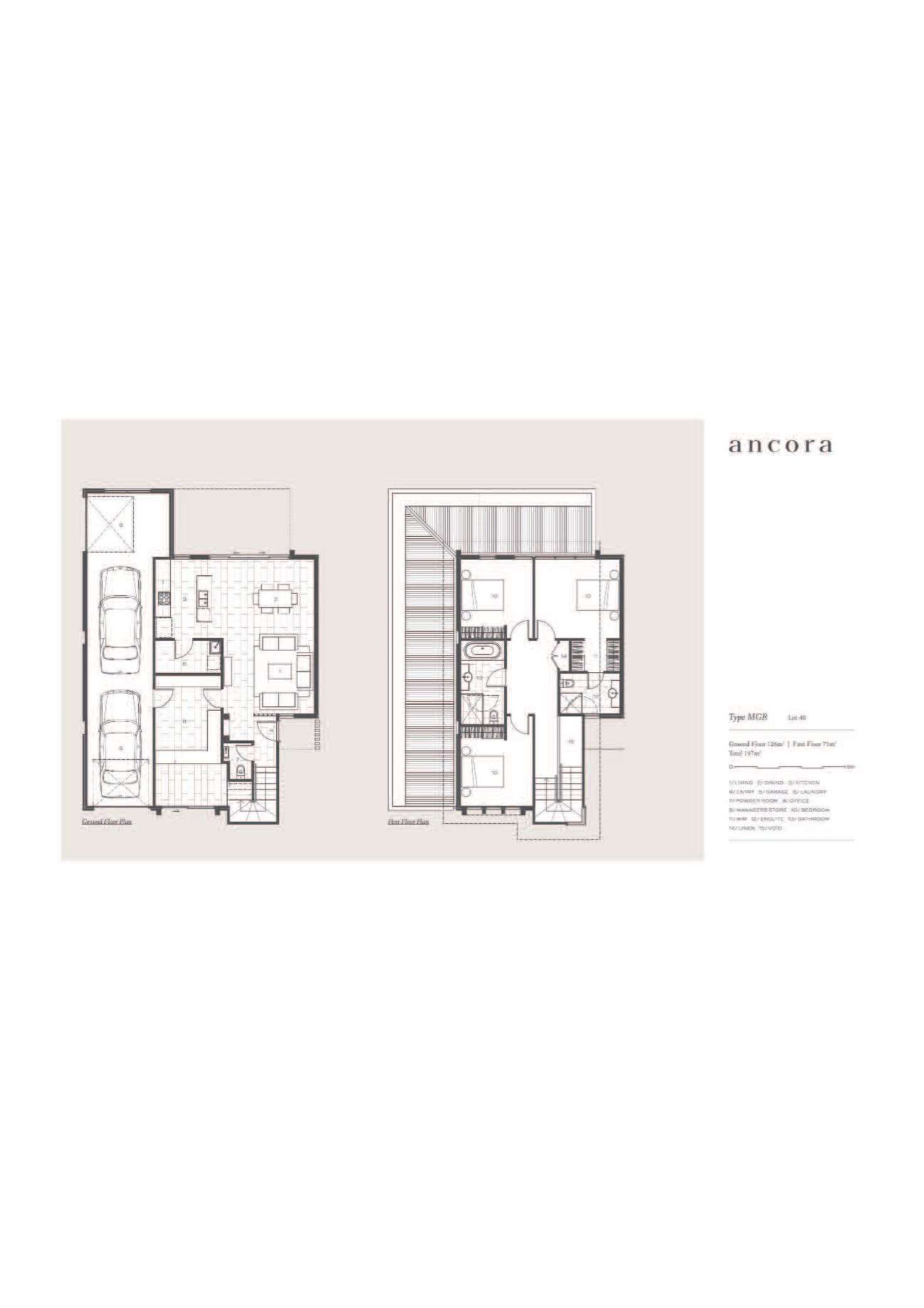Floorplan of Homely townhouse listing, 40/1 Ancora Crescent, Hope Island QLD 4212