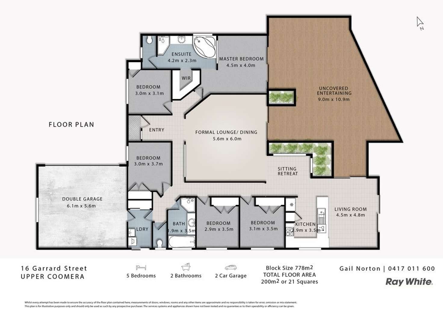Floorplan of Homely house listing, 16 Garrard Street, Upper Coomera QLD 4209