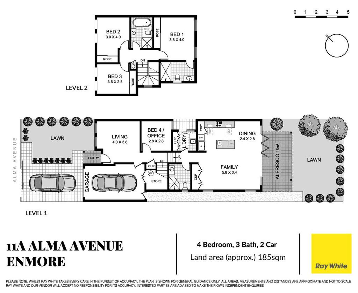 Floorplan of Homely house listing, 11a Alma Avenue, Enmore NSW 2042