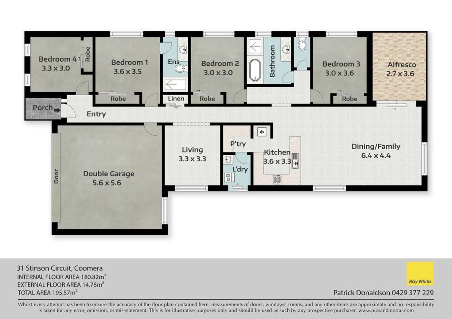 Floorplan of Homely house listing, 31 Stinson Circuit, Coomera QLD 4209