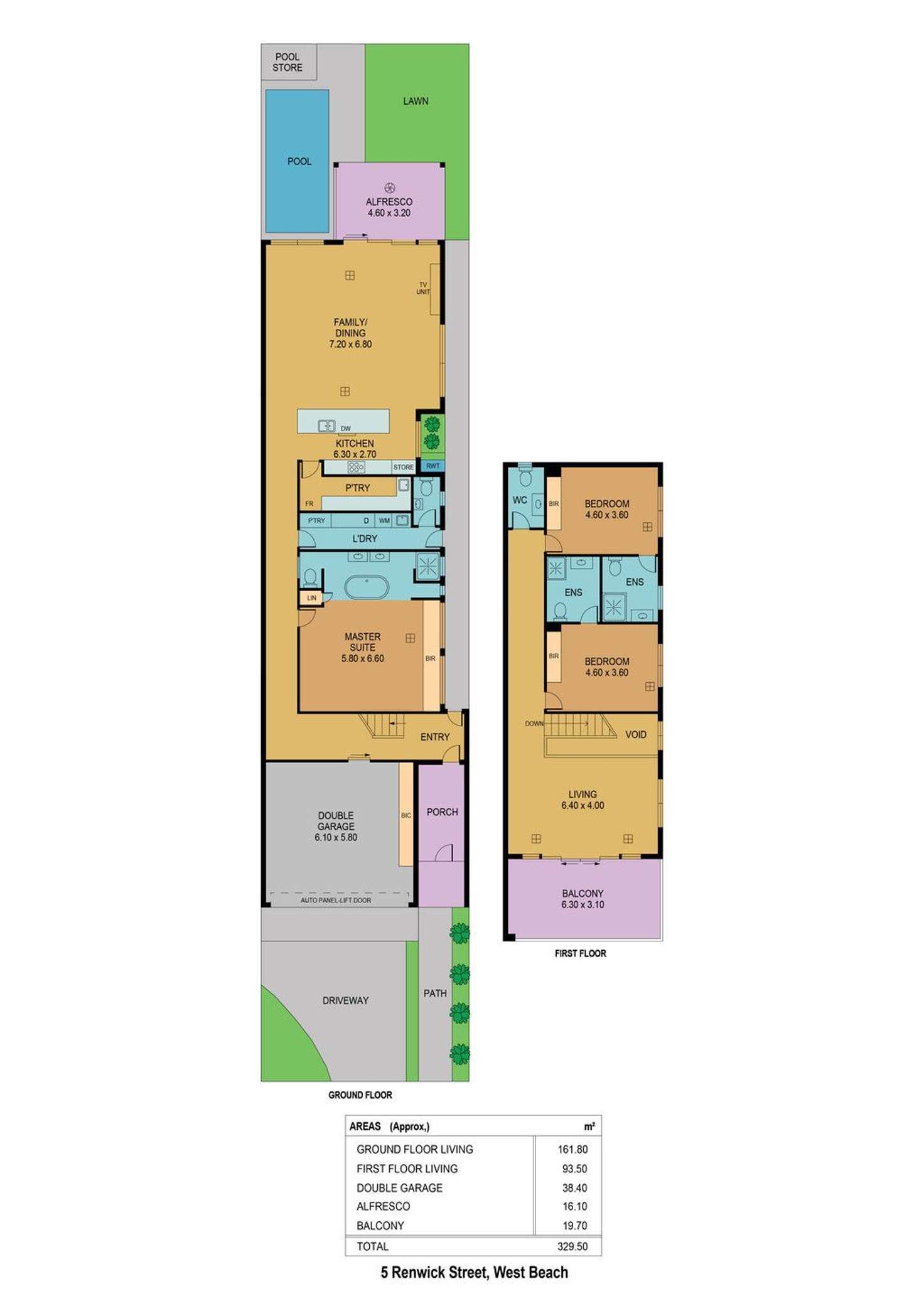 Floorplan of Homely house listing, 5 Renwick Street, West Beach SA 5024