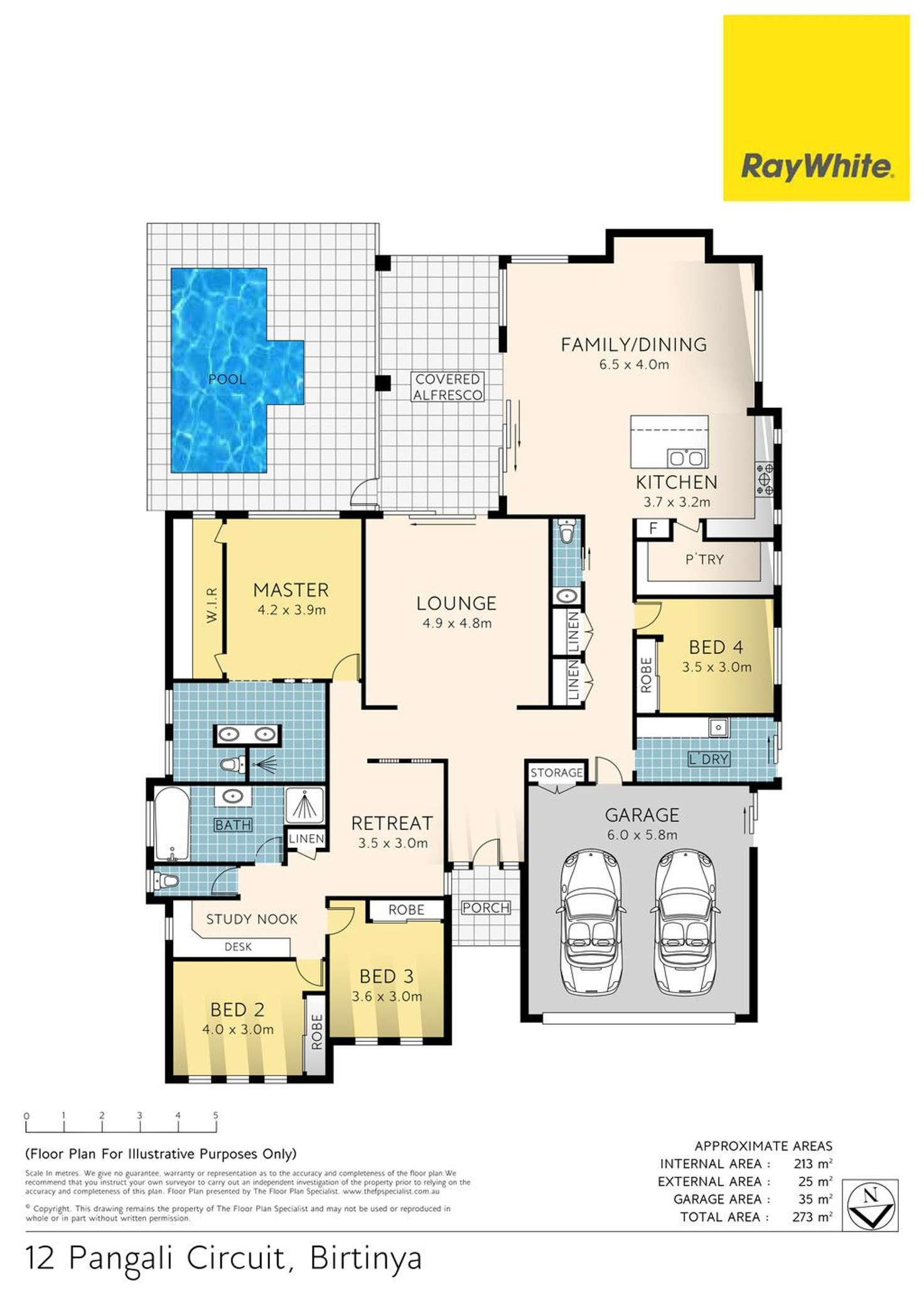 Floorplan of Homely house listing, 12 Pangali Circuit, Birtinya QLD 4575