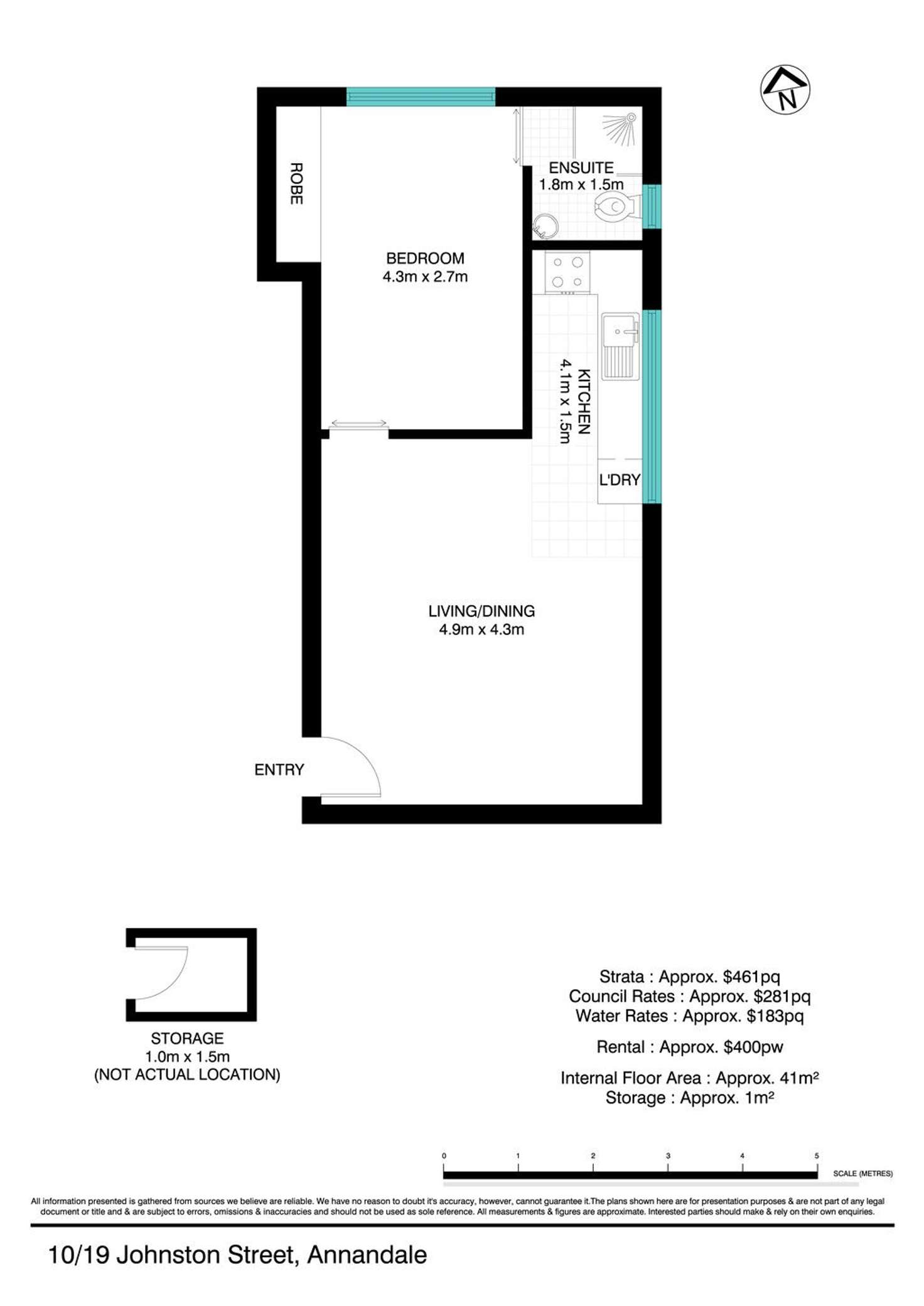 Floorplan of Homely apartment listing, 10/19 Johnston Street, Annandale NSW 2038