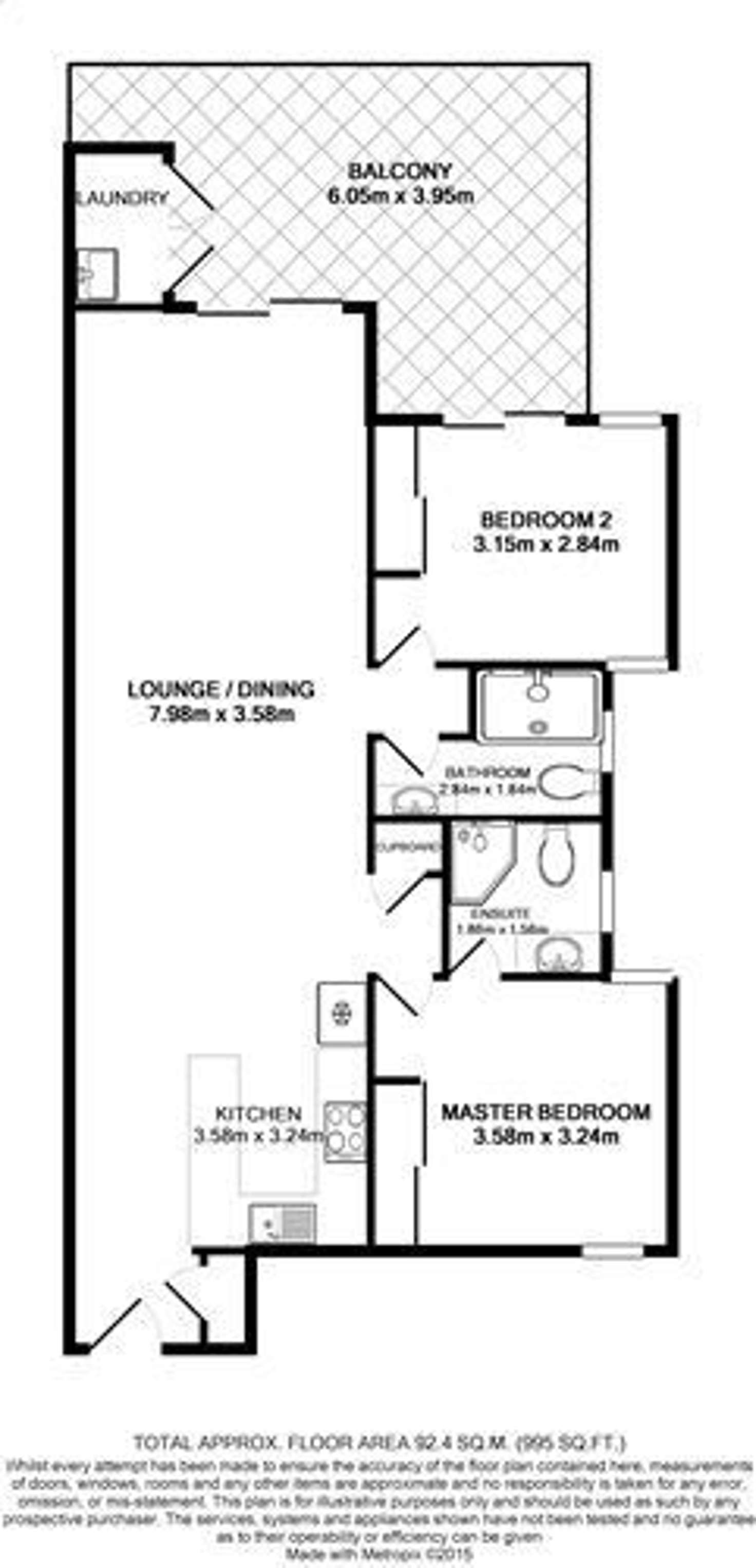 Floorplan of Homely apartment listing, 10/28 Carl Street, Woolloongabba QLD 4102