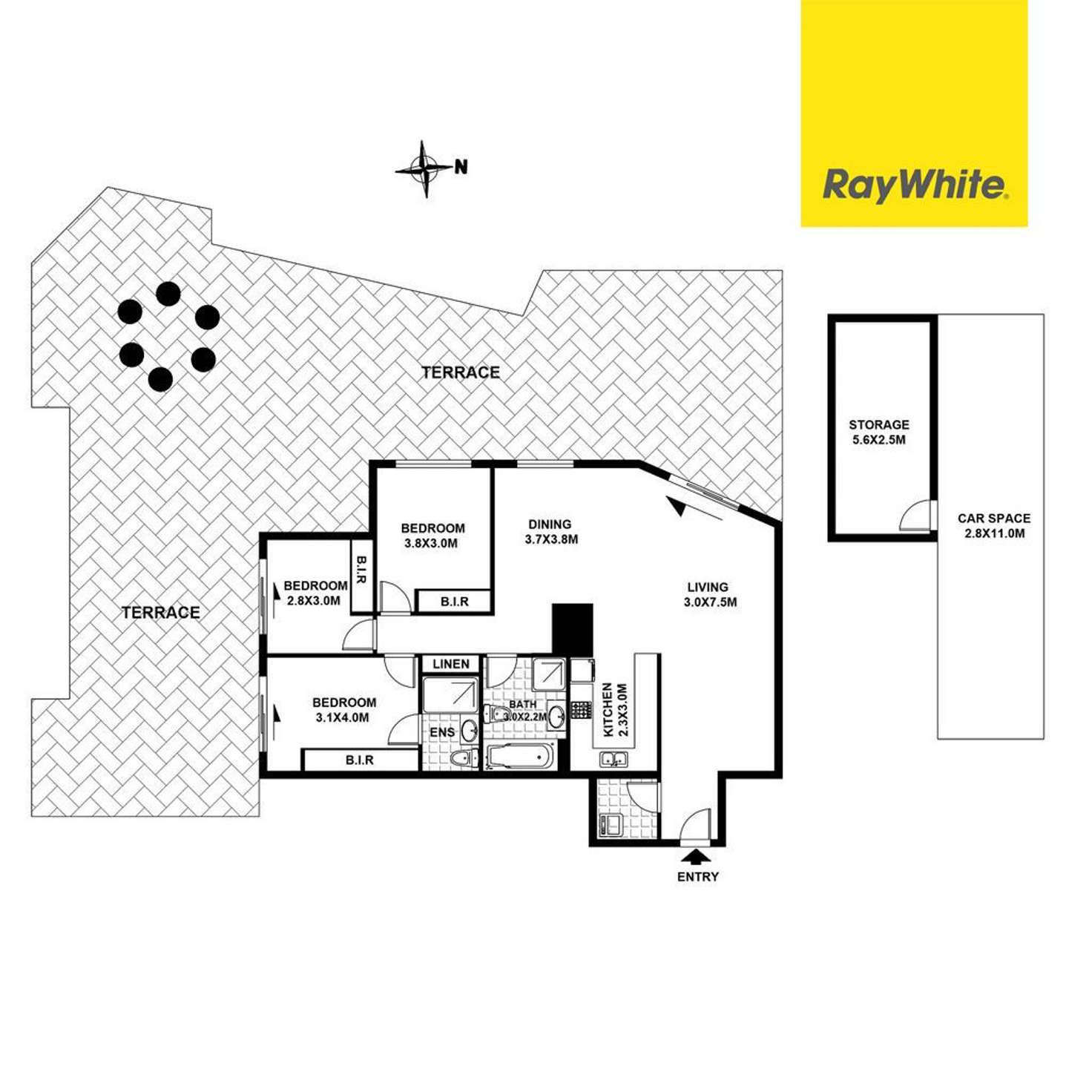 Floorplan of Homely apartment listing, 35/2 Kendall Street, Harris Park NSW 2150