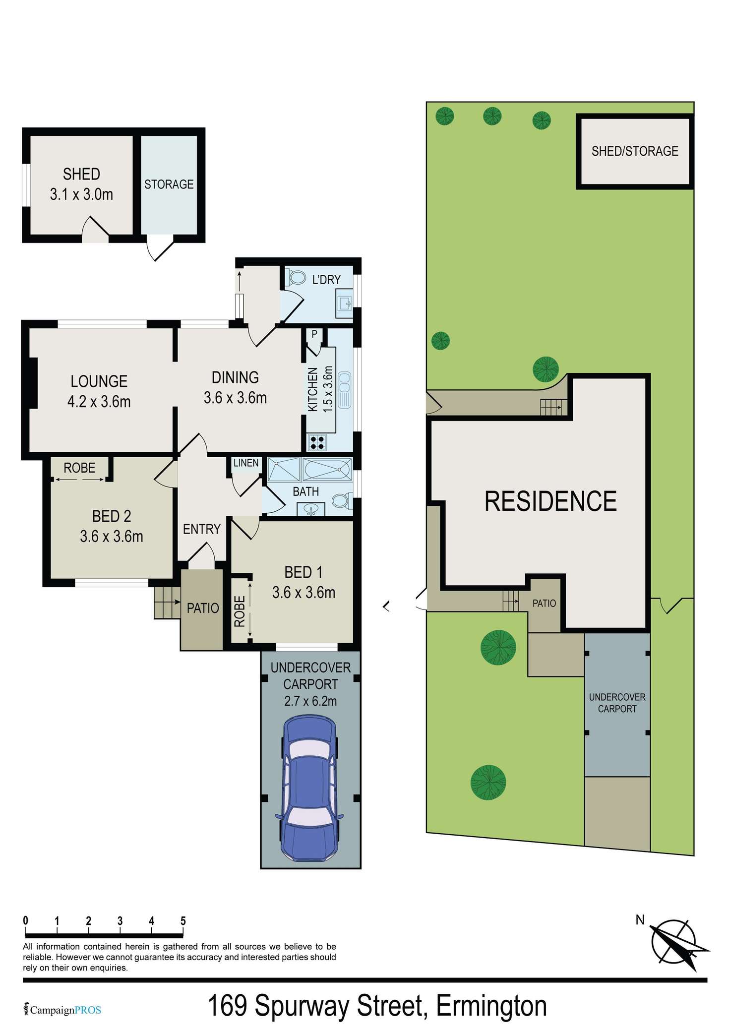 Floorplan of Homely house listing, 169 Spurway Street, Ermington NSW 2115