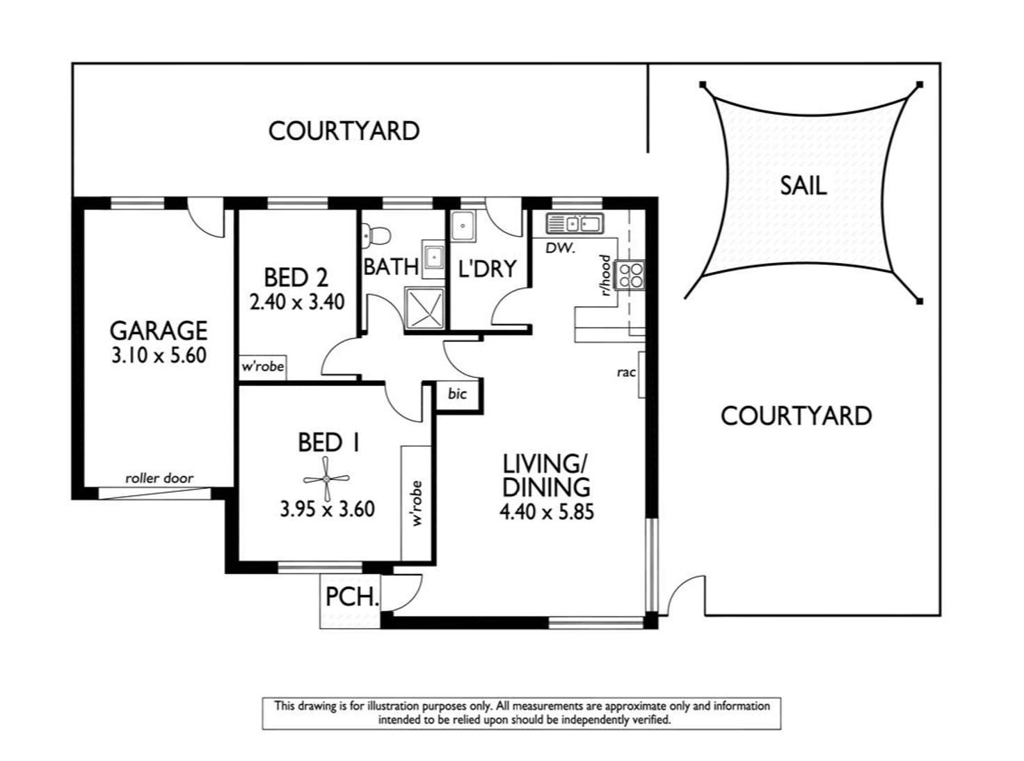 Floorplan of Homely unit listing, 2/29 Beauchamp Street, Kurralta Park SA 5037