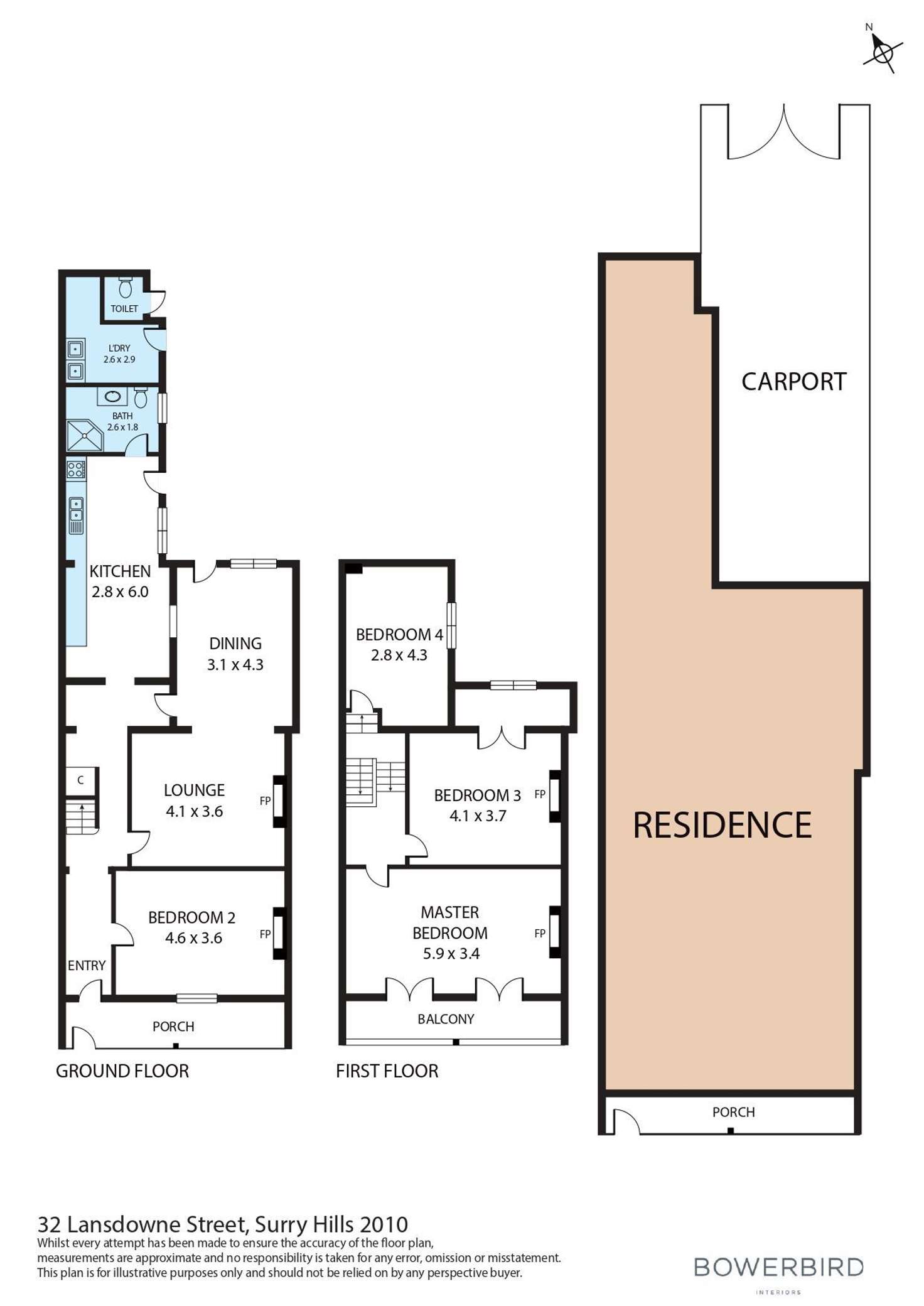 Floorplan of Homely house listing, 32 Lansdowne Street, Surry Hills NSW 2010
