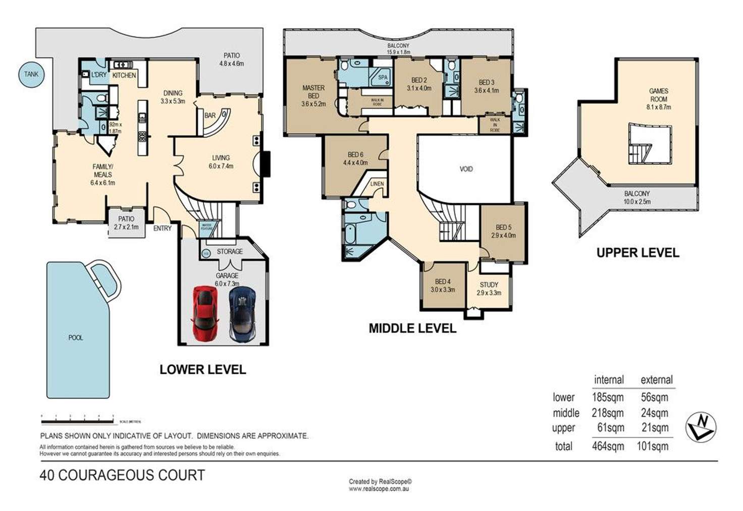Floorplan of Homely house listing, 40 Courageous Court, Newport QLD 4020