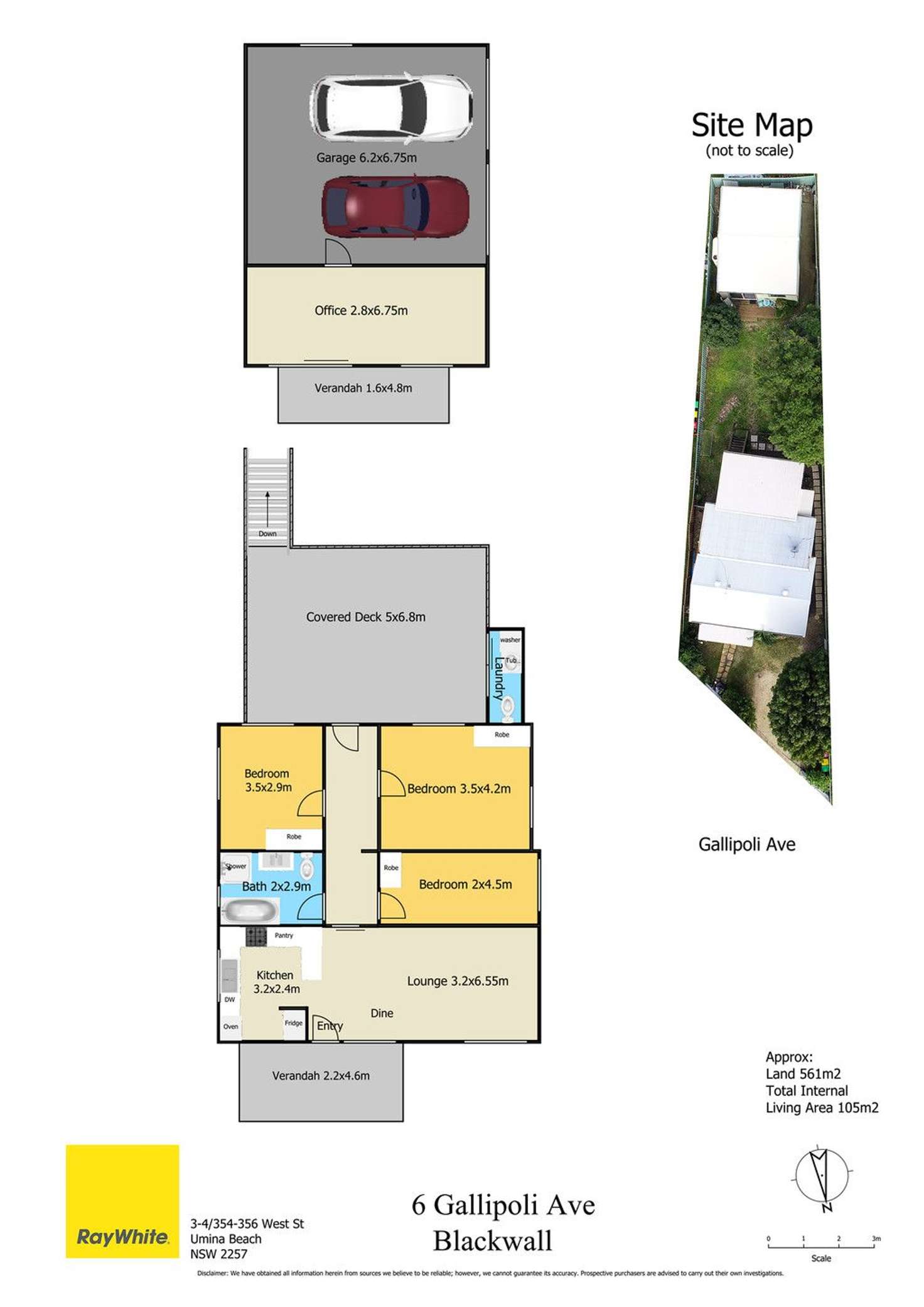 Floorplan of Homely house listing, 6 Gallipoli Avenue, Blackwall NSW 2256