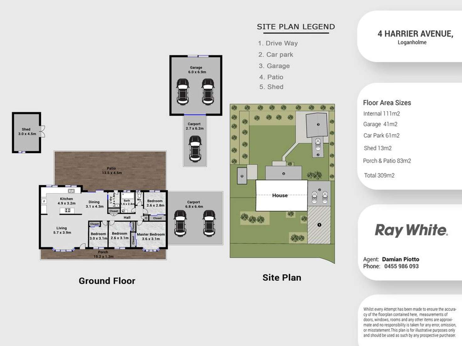 Floorplan of Homely house listing, 4 Harrier Avenue, Loganholme QLD 4129