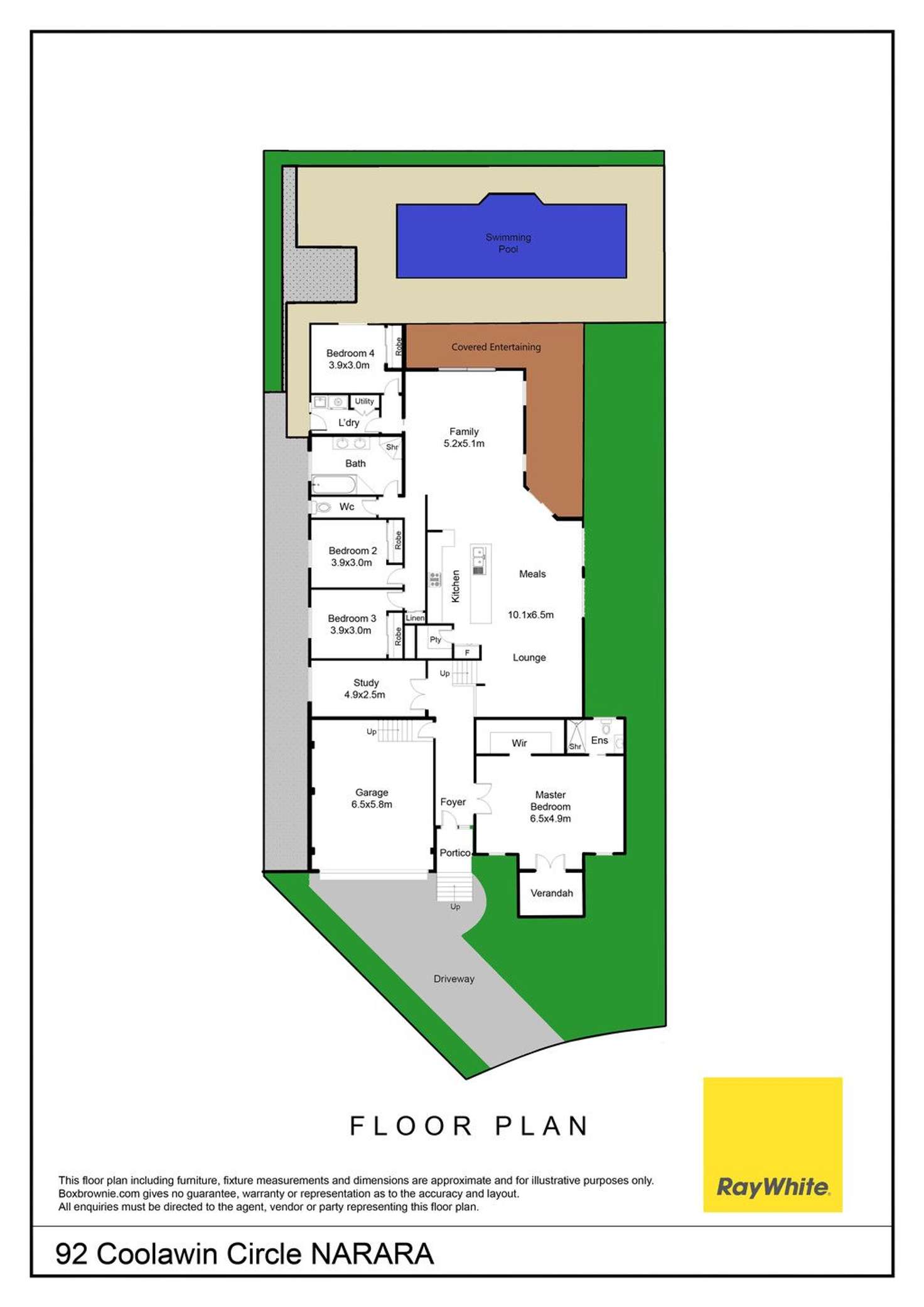 Floorplan of Homely house listing, 92 Coolawin Circle, Narara NSW 2250