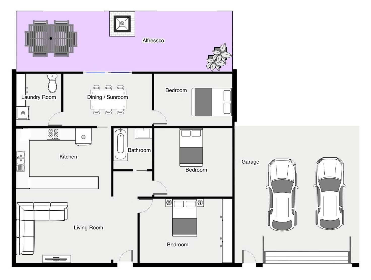 Floorplan of Homely house listing, 608 Cowra Avenue, Irymple VIC 3498