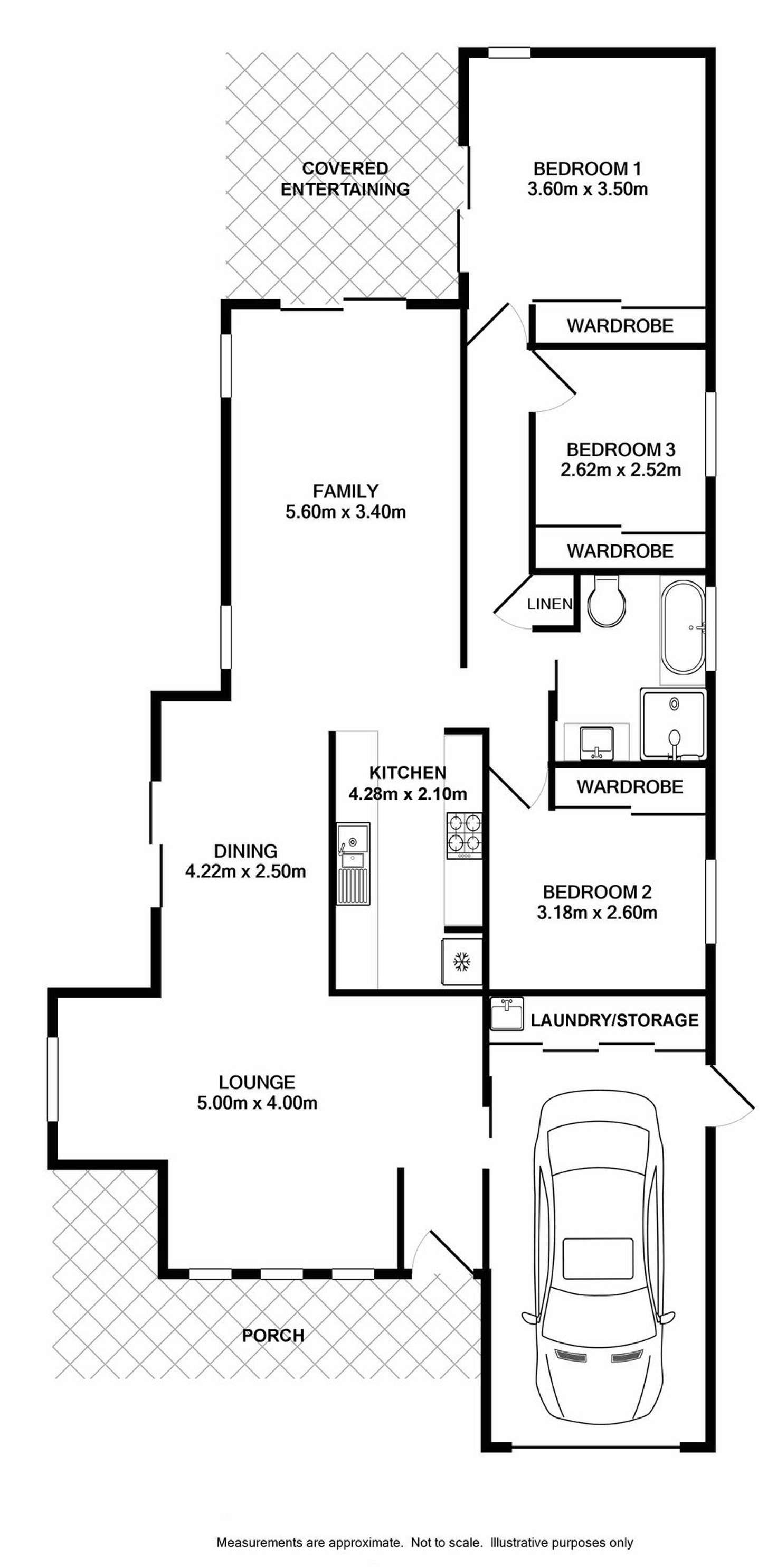 Floorplan of Homely house listing, 1 Dahlia Place, Claremont Meadows NSW 2747