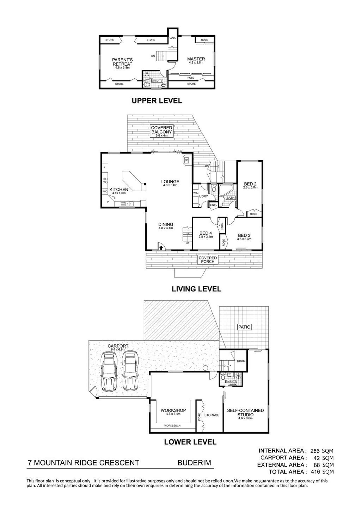 Floorplan of Homely house listing, 7 Mountain Ridge Crescent, Buderim QLD 4556