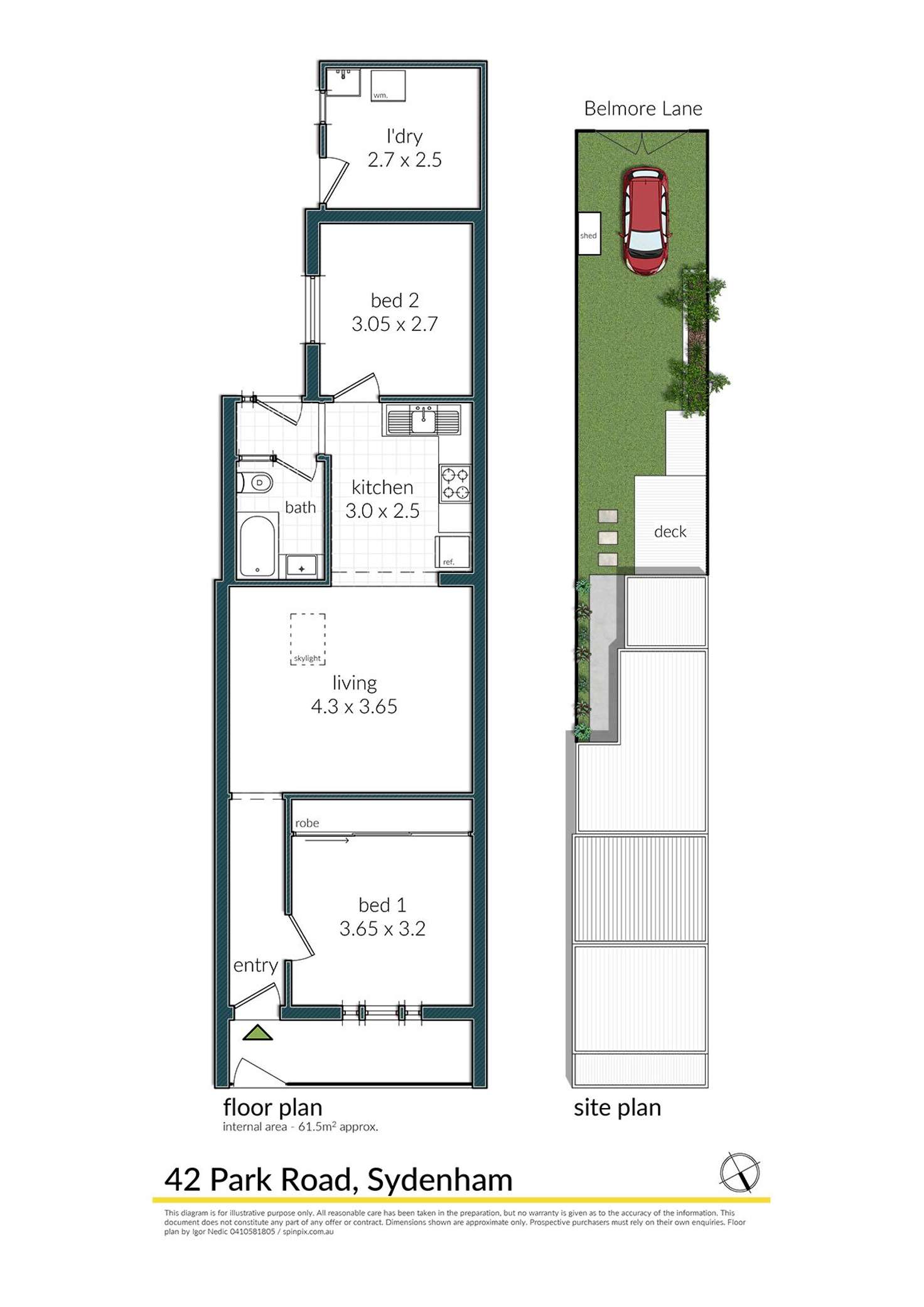 Floorplan of Homely house listing, 42 Park Road, Sydenham NSW 2044