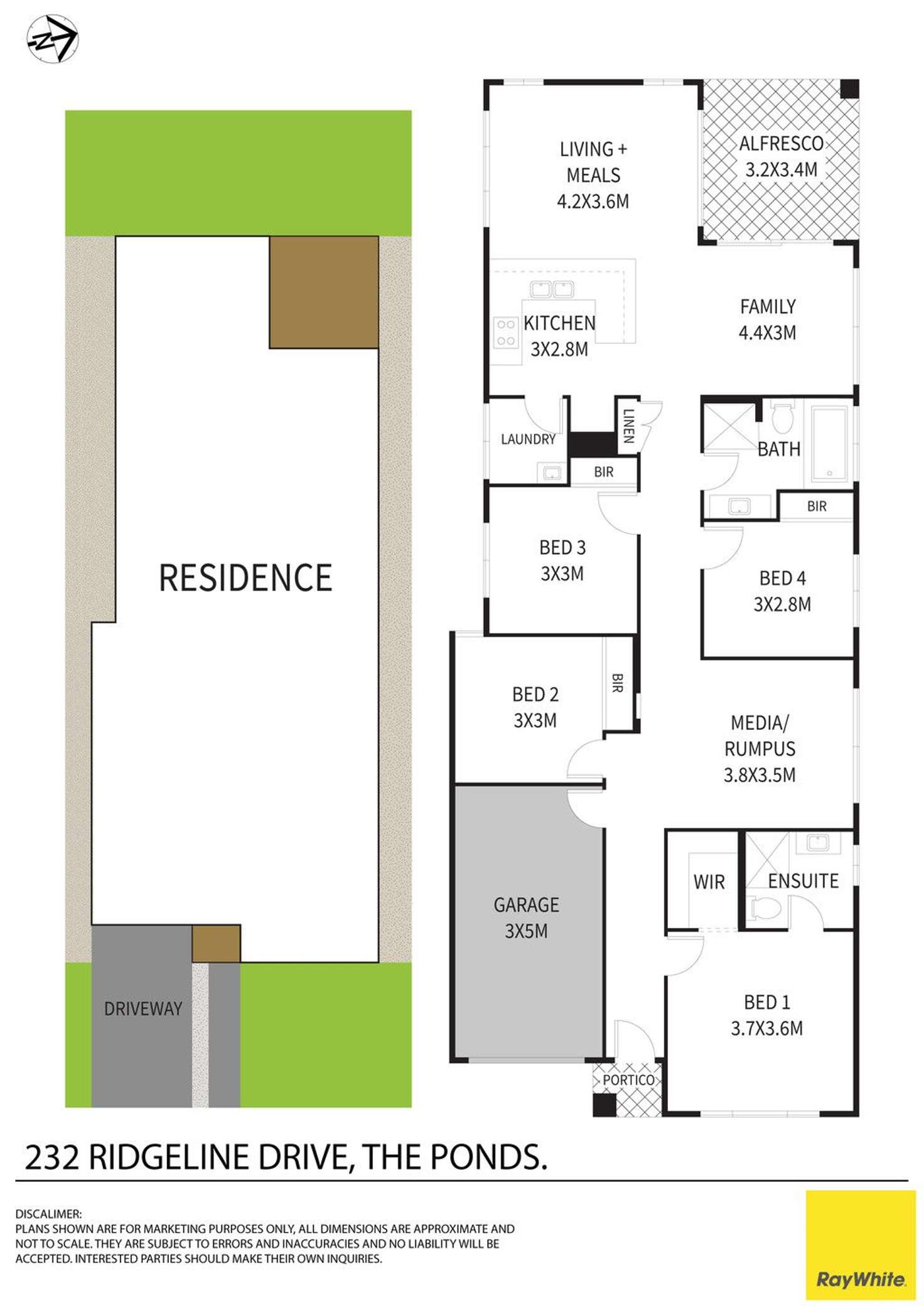Floorplan of Homely house listing, 232 Ridgeline Drive, The Ponds NSW 2769