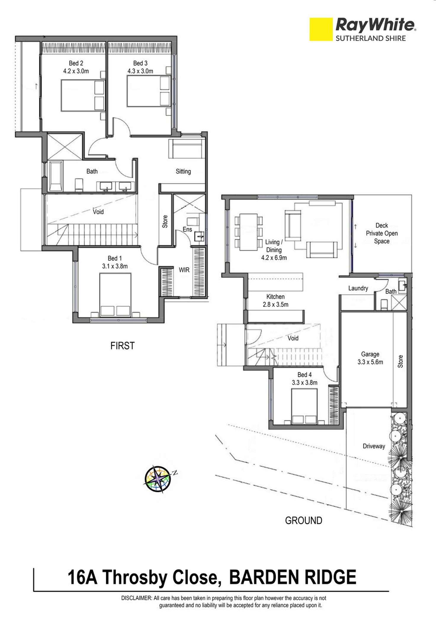 Floorplan of Homely house listing, 16A Throsby Close, Barden Ridge NSW 2234