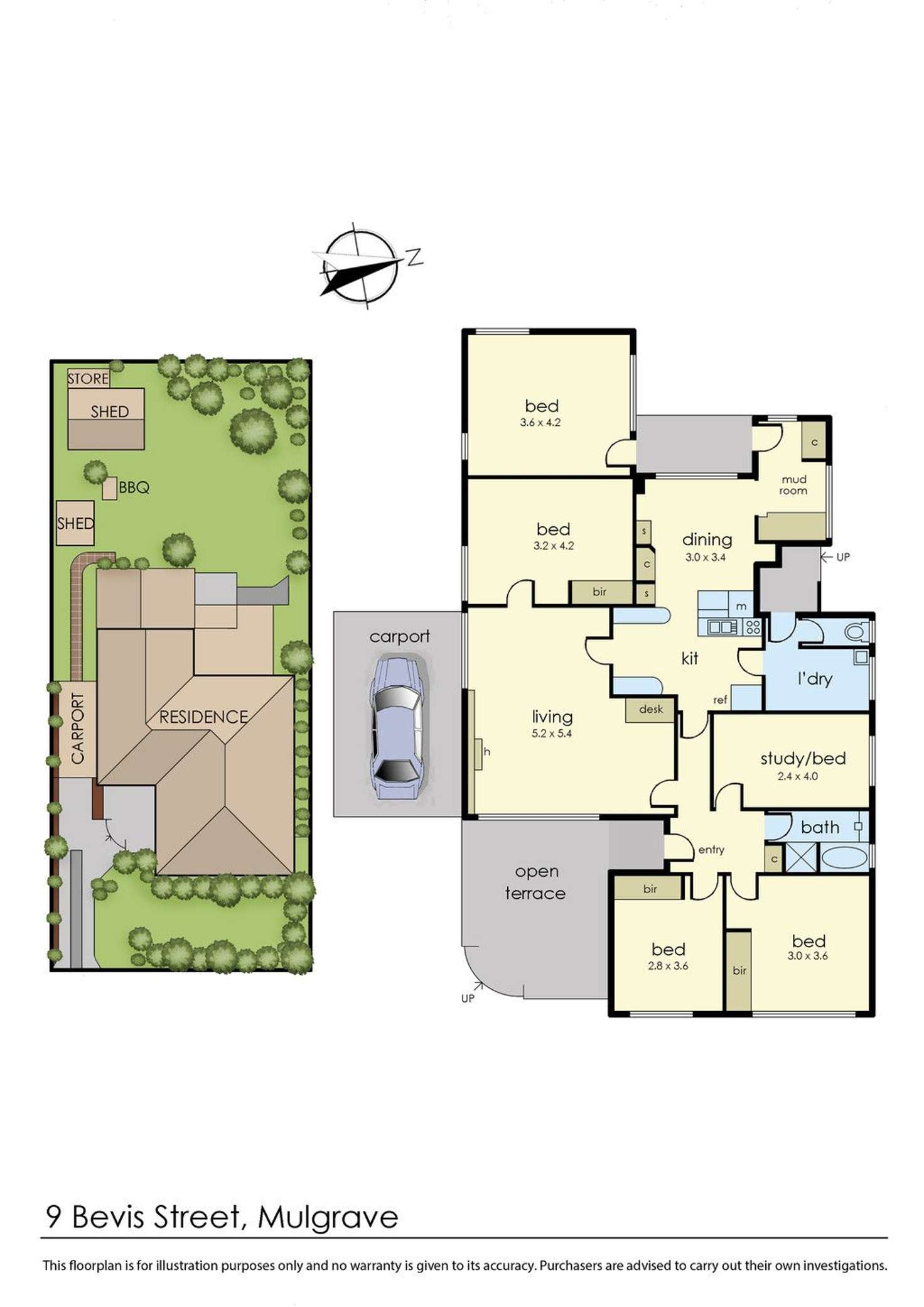 Floorplan of Homely house listing, 9 Bevis Street, Mulgrave VIC 3170