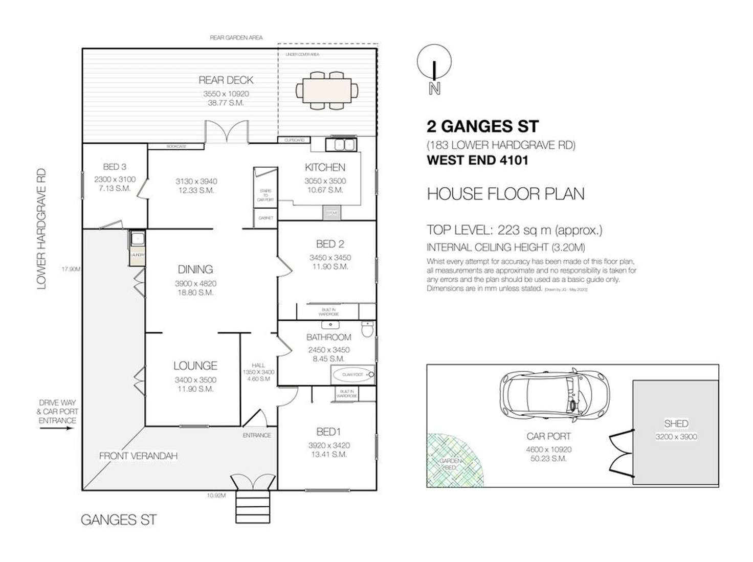 Floorplan of Homely house listing, 2 Ganges Street, West End QLD 4101