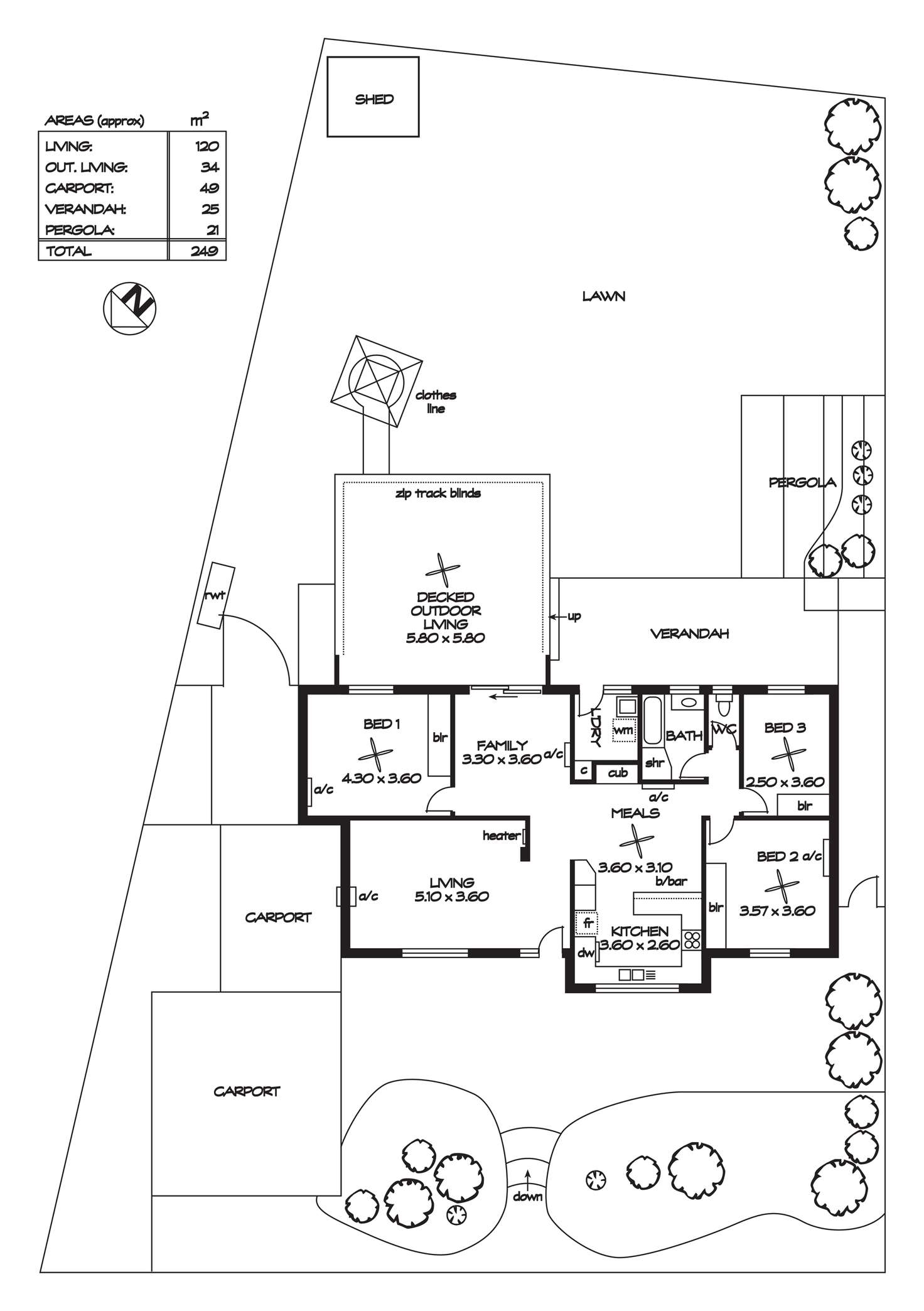 Floorplan of Homely house listing, 13 Magpie Street, Modbury Heights SA 5092
