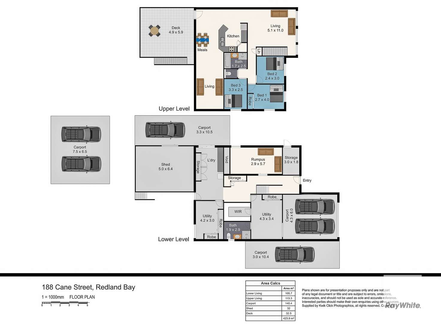 Floorplan of Homely house listing, 188 Cane Street, Redland Bay QLD 4165