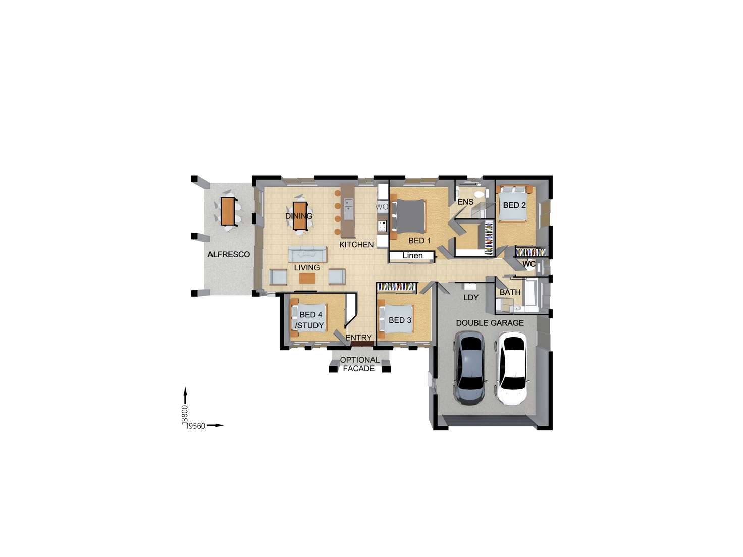 Floorplan of Homely house listing, 100 Winslow Street, Darra QLD 4076
